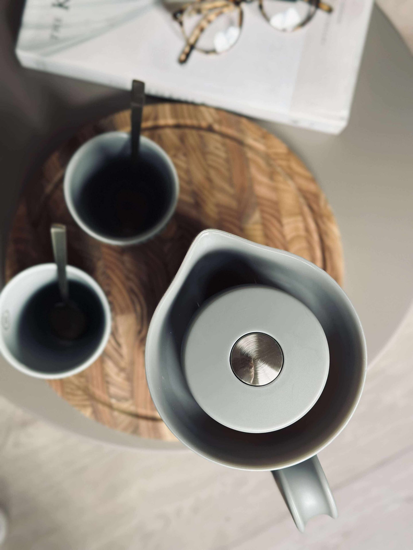 Thermokanne – mit Druckknopf-Funktion - 1 Liter
