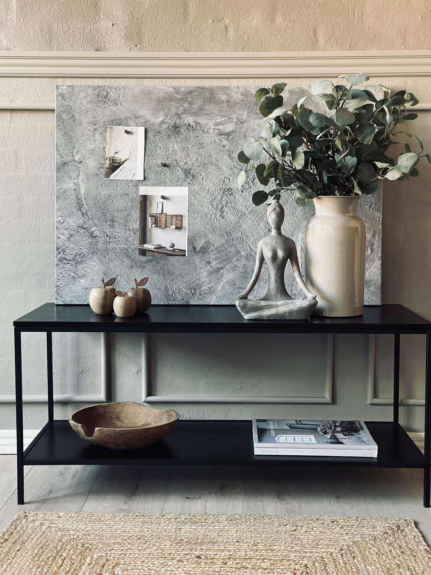 Magnettafel 60x90 - Beton-Look