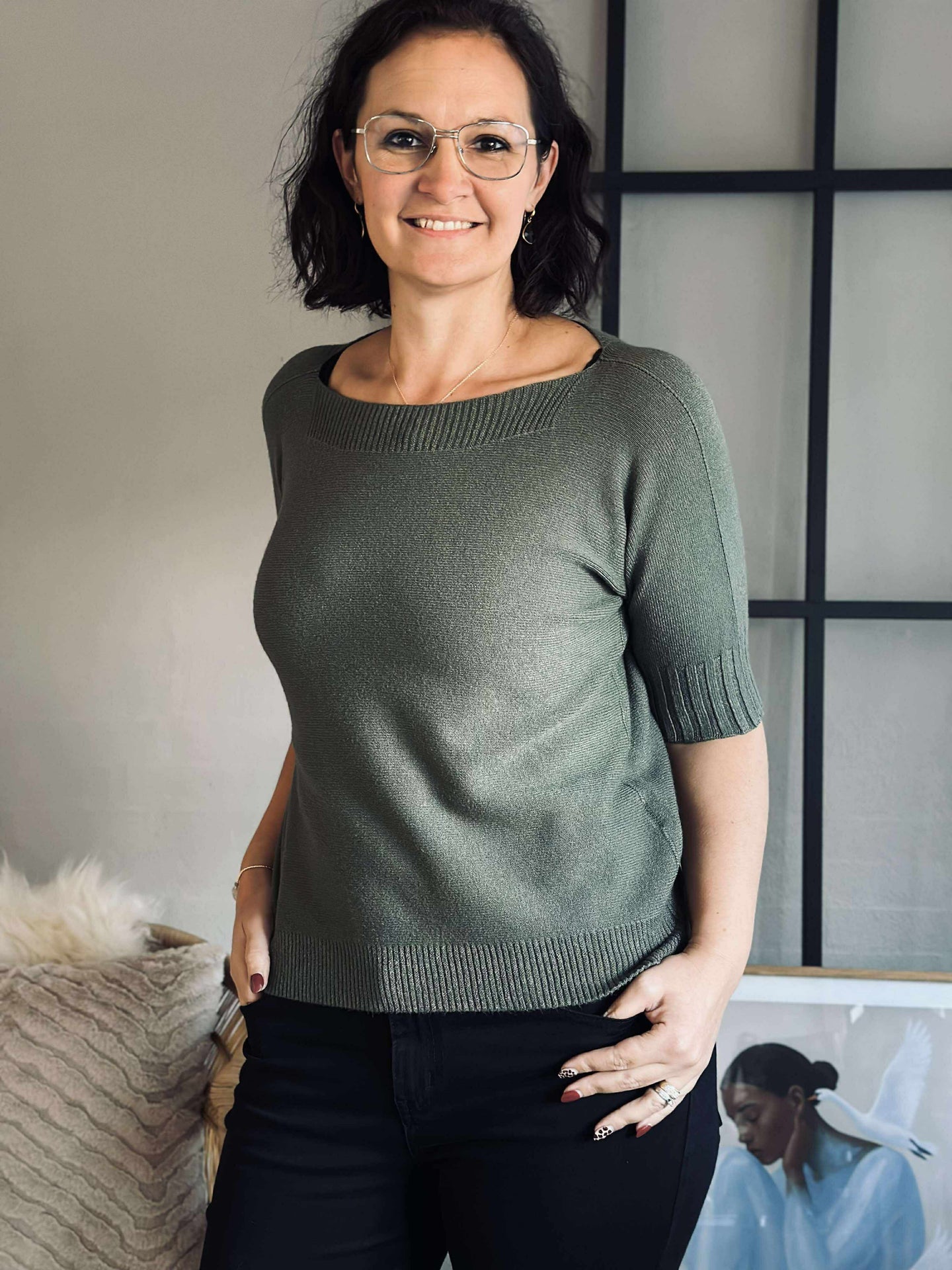 Strickpullover Costanza - Military