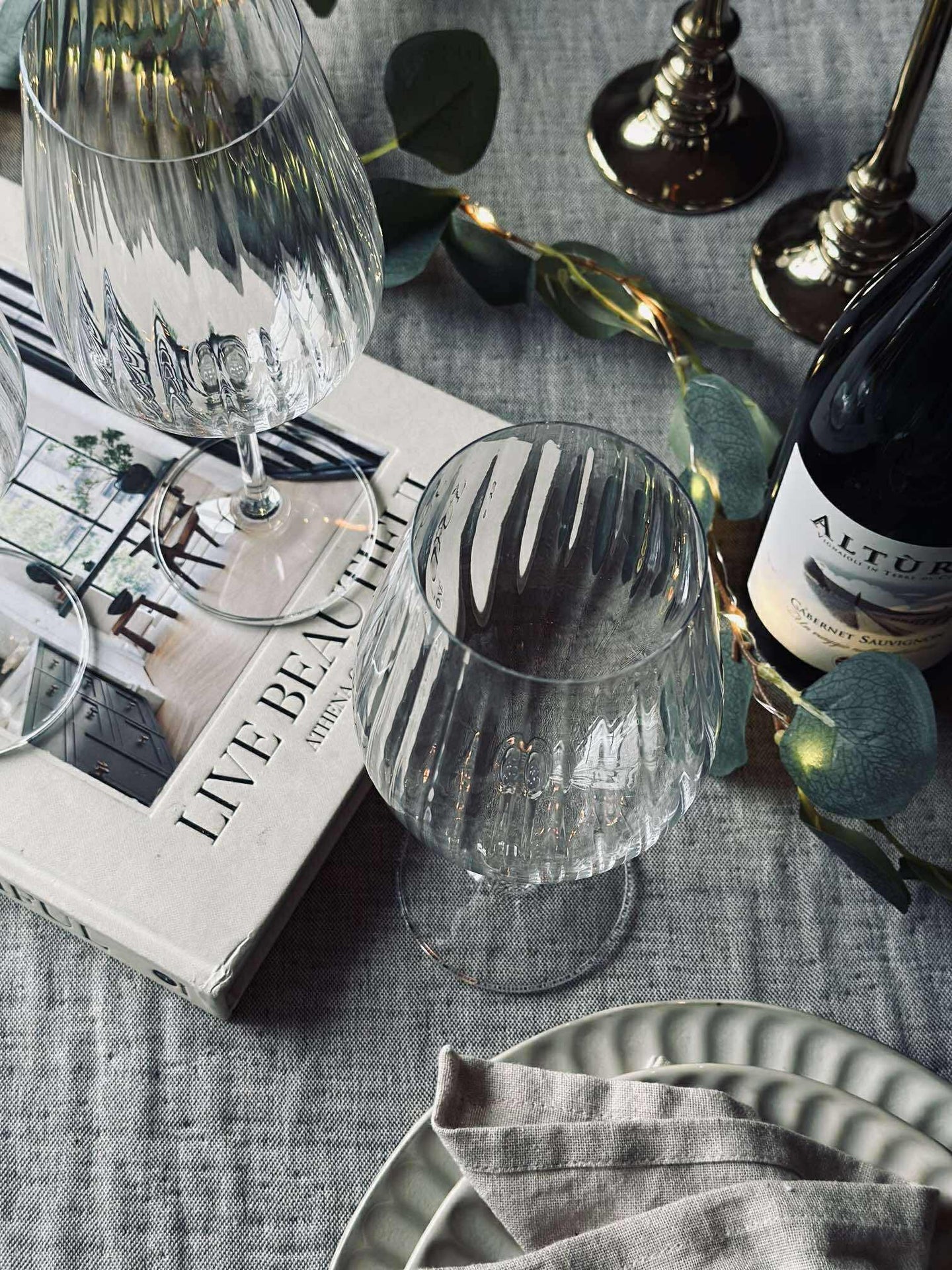 Weingläser Rotwein CRYSTAL - Set mit 4 Stk.