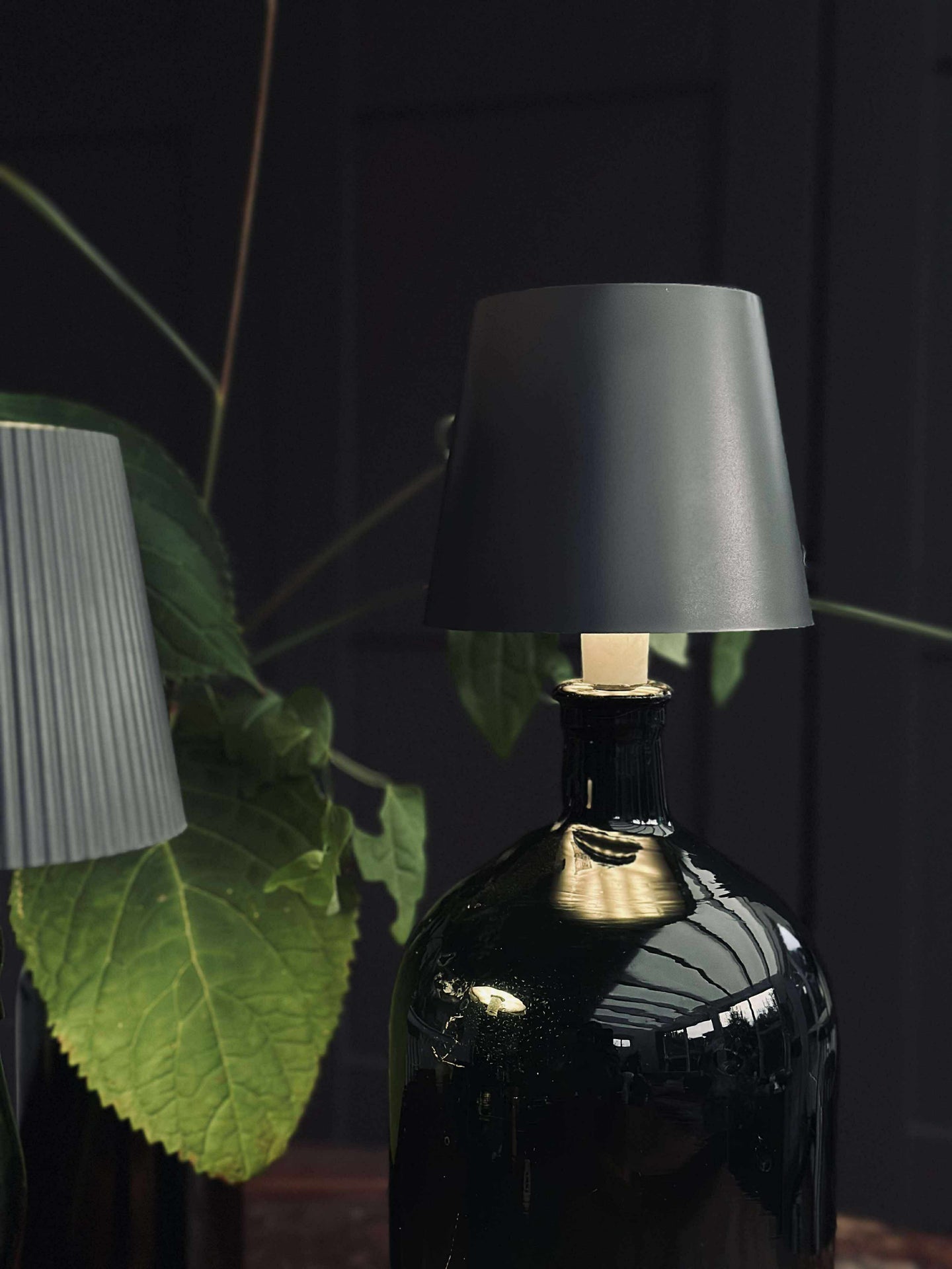 LED-Lampe für Weinflasche - Grau MIX