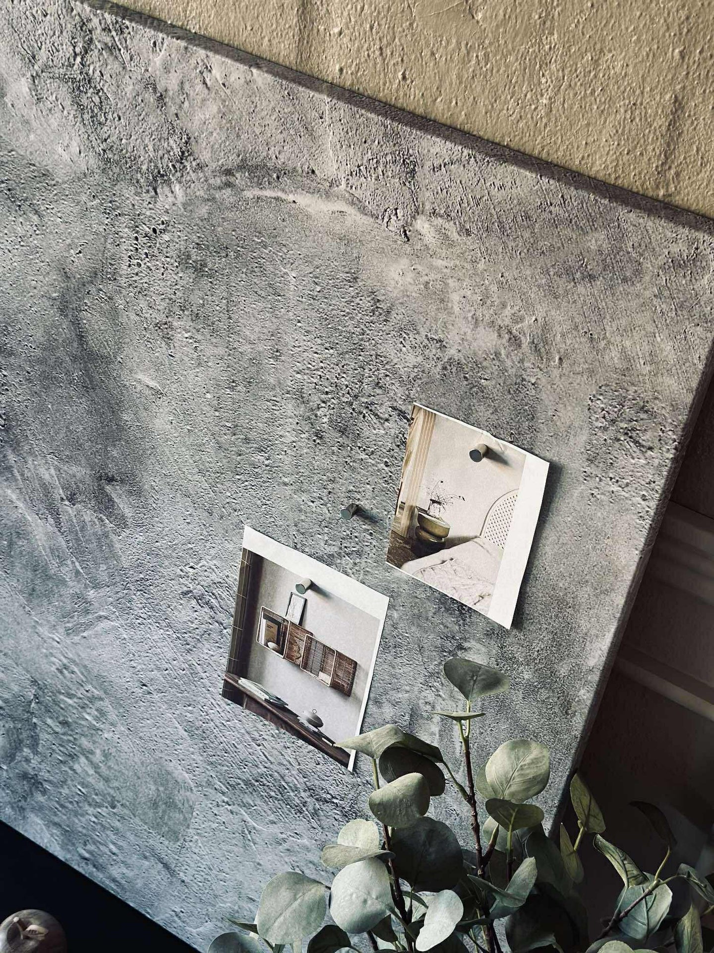 Magnettafel 60x90 - Beton-Look