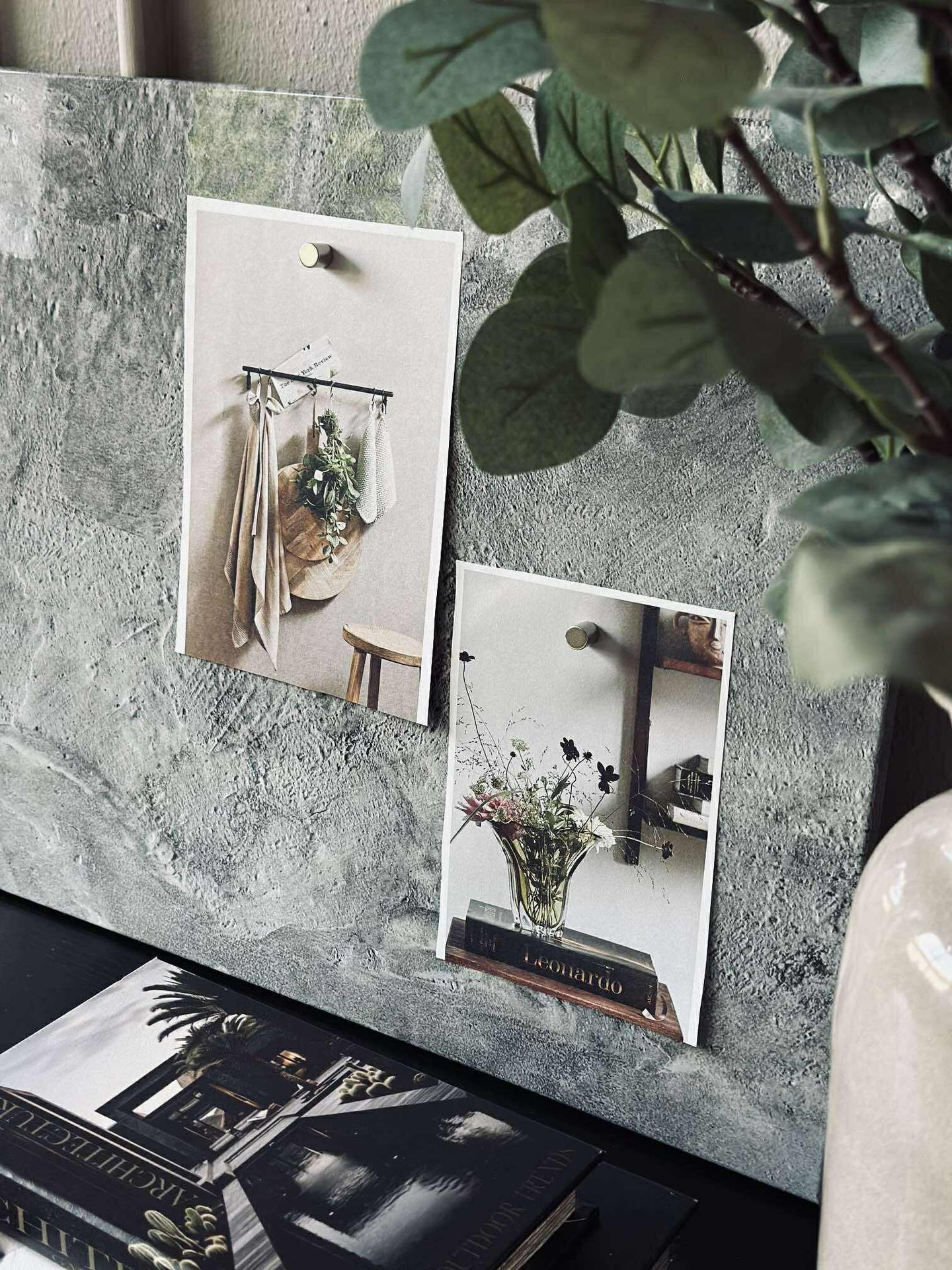 Magnettafel 40x60 - Beton-Look