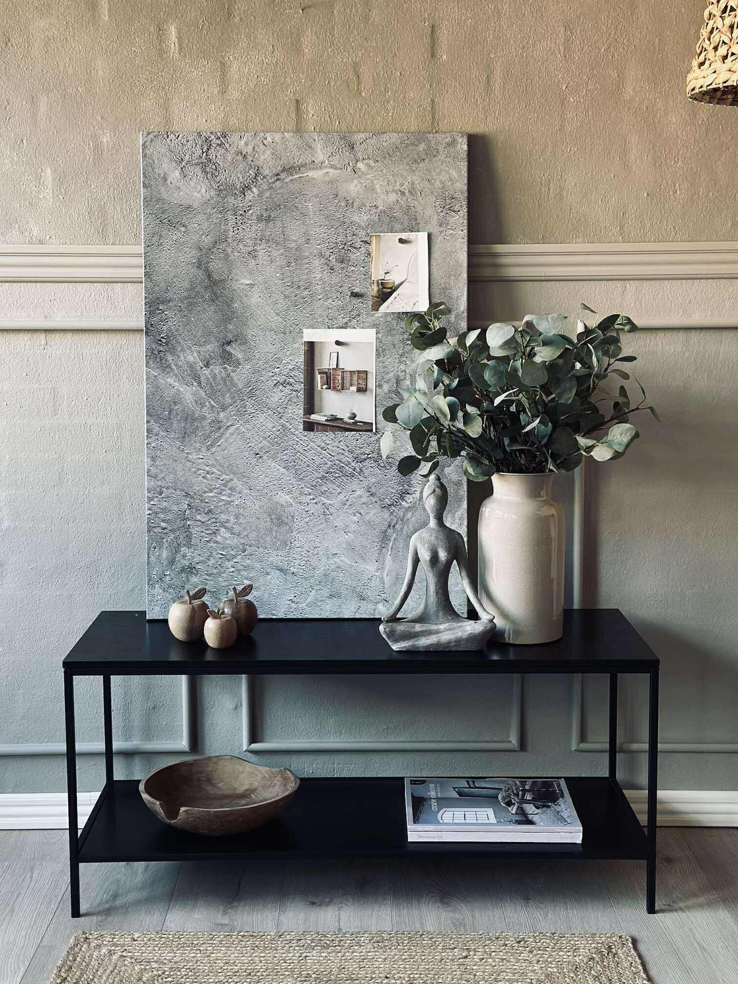 Magnettafel 60x90 - Beton-Look