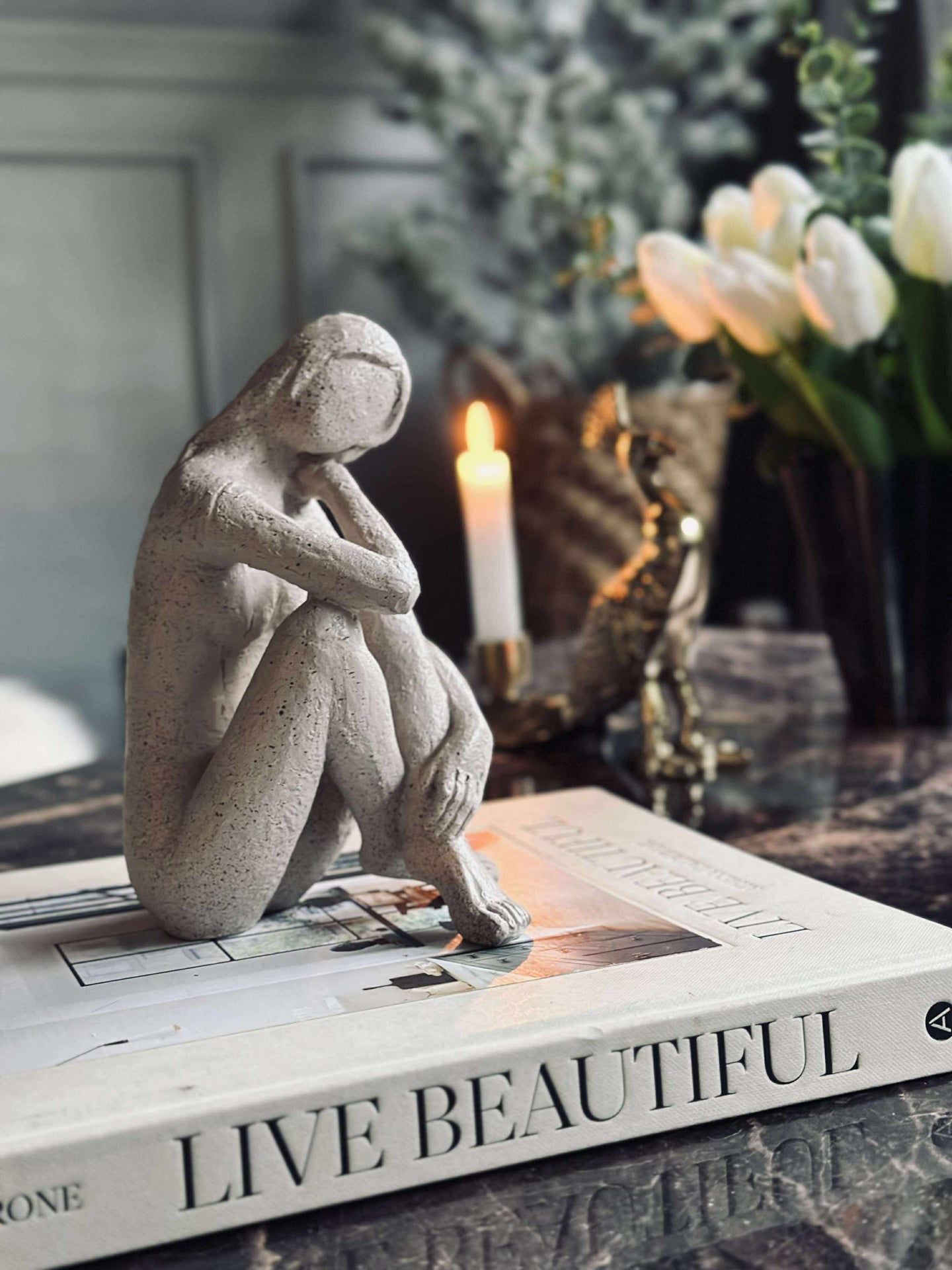 Figur - Beige-Mix
