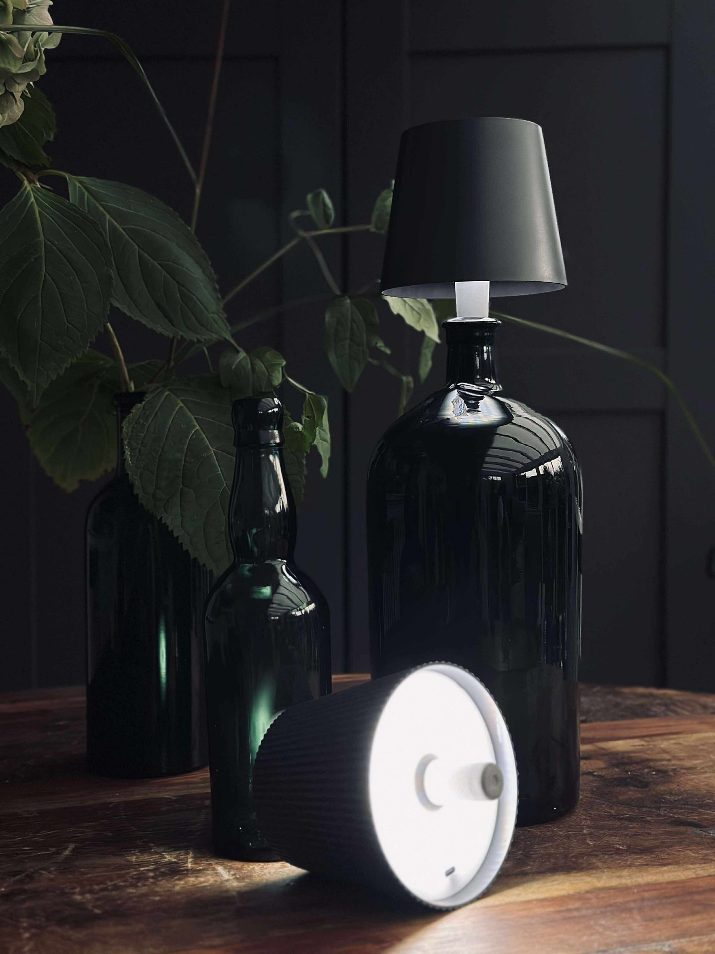 LED-Lampe für Weinflasche - Grau MIX