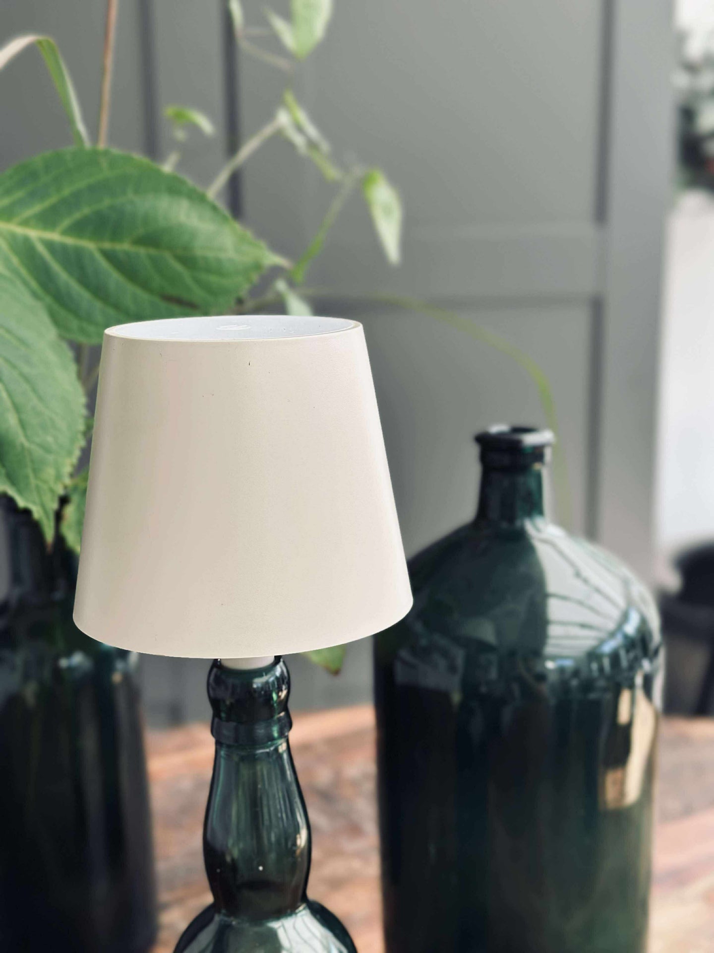 LED-Lampe für Weinflasche - Creme MIX
