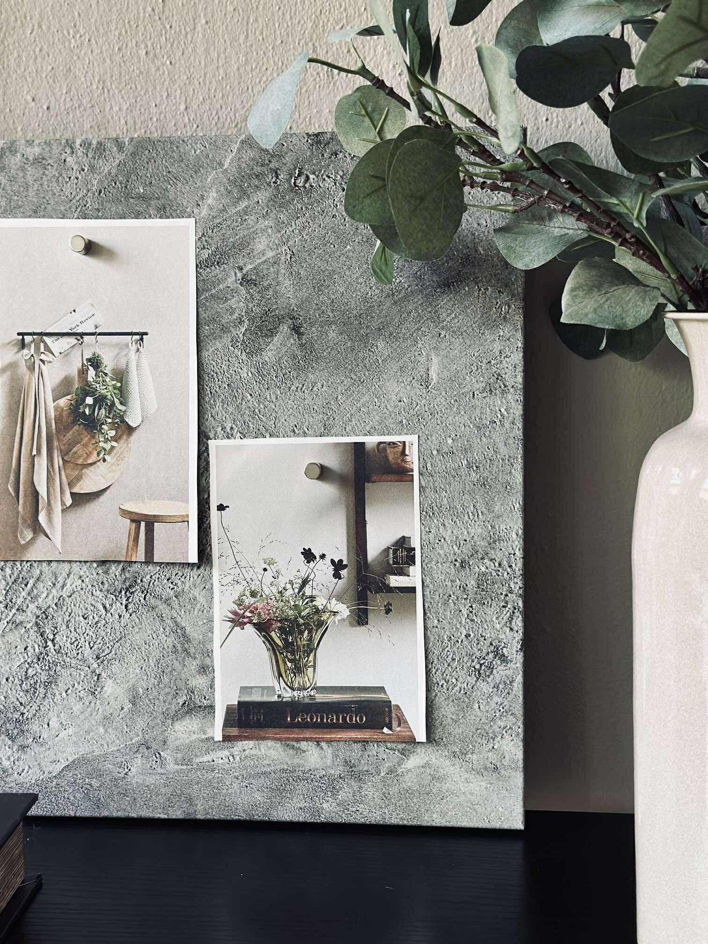 Magnettafel 40x60 - Beton-Look