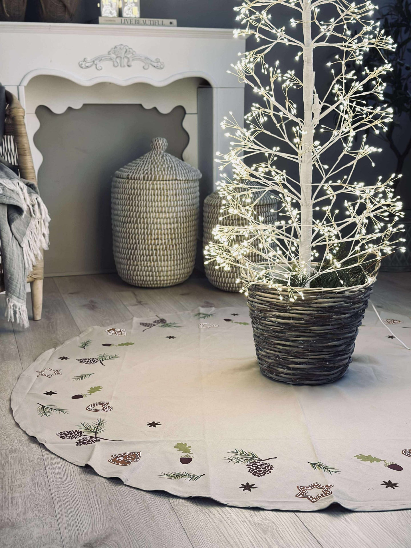 Weihnachtsbaumteppich Ø 140 cm