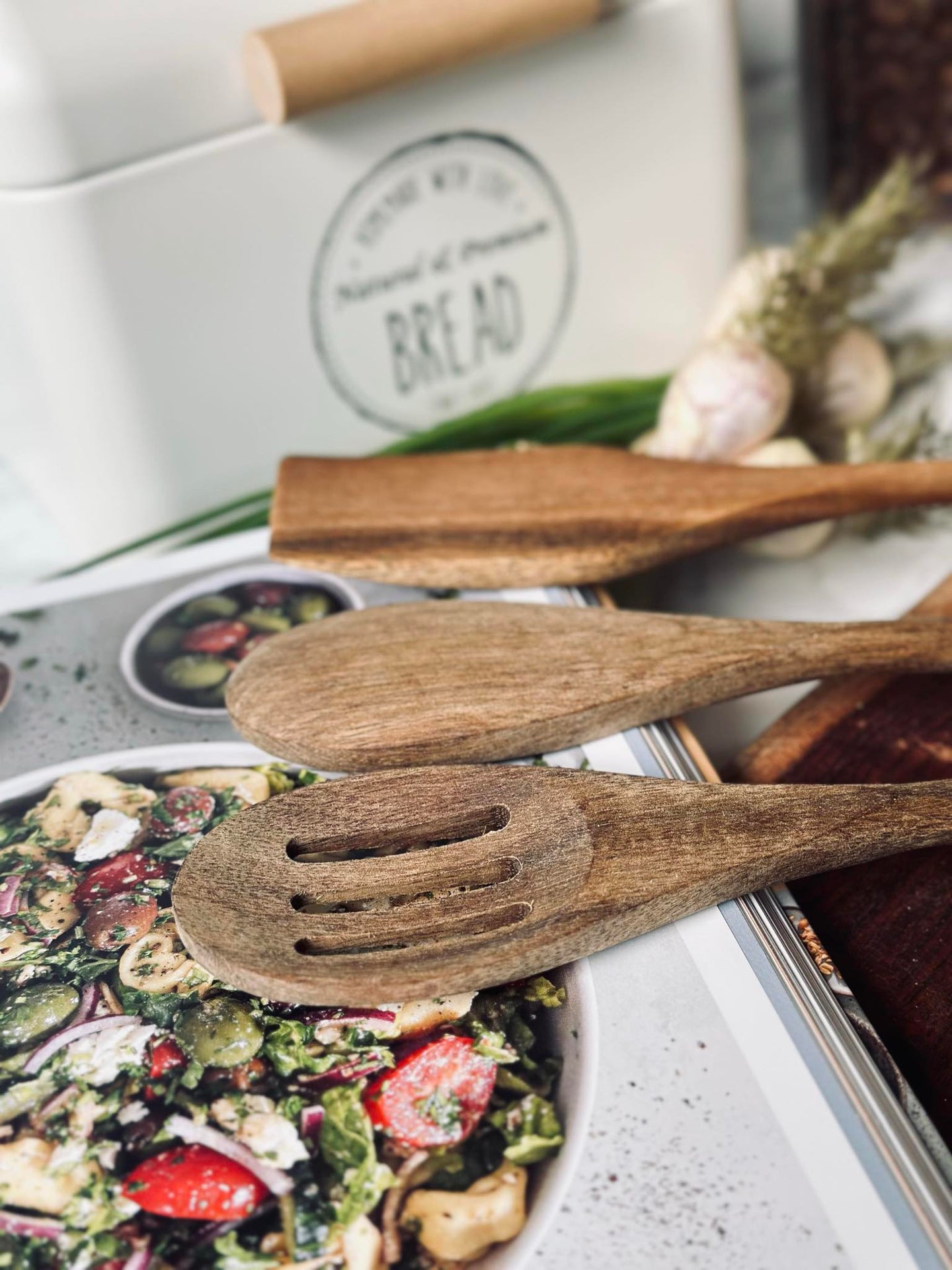 Kochlöffel-Set mit 3 Stk. - Akazie
