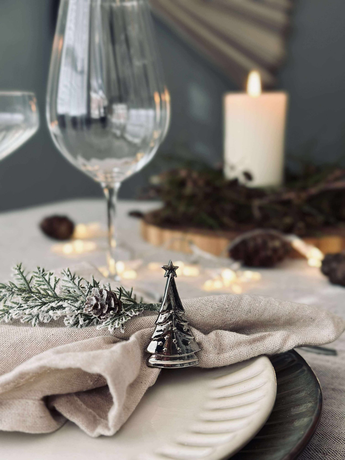 Serviettenringe Silver - MIX 4 Stk