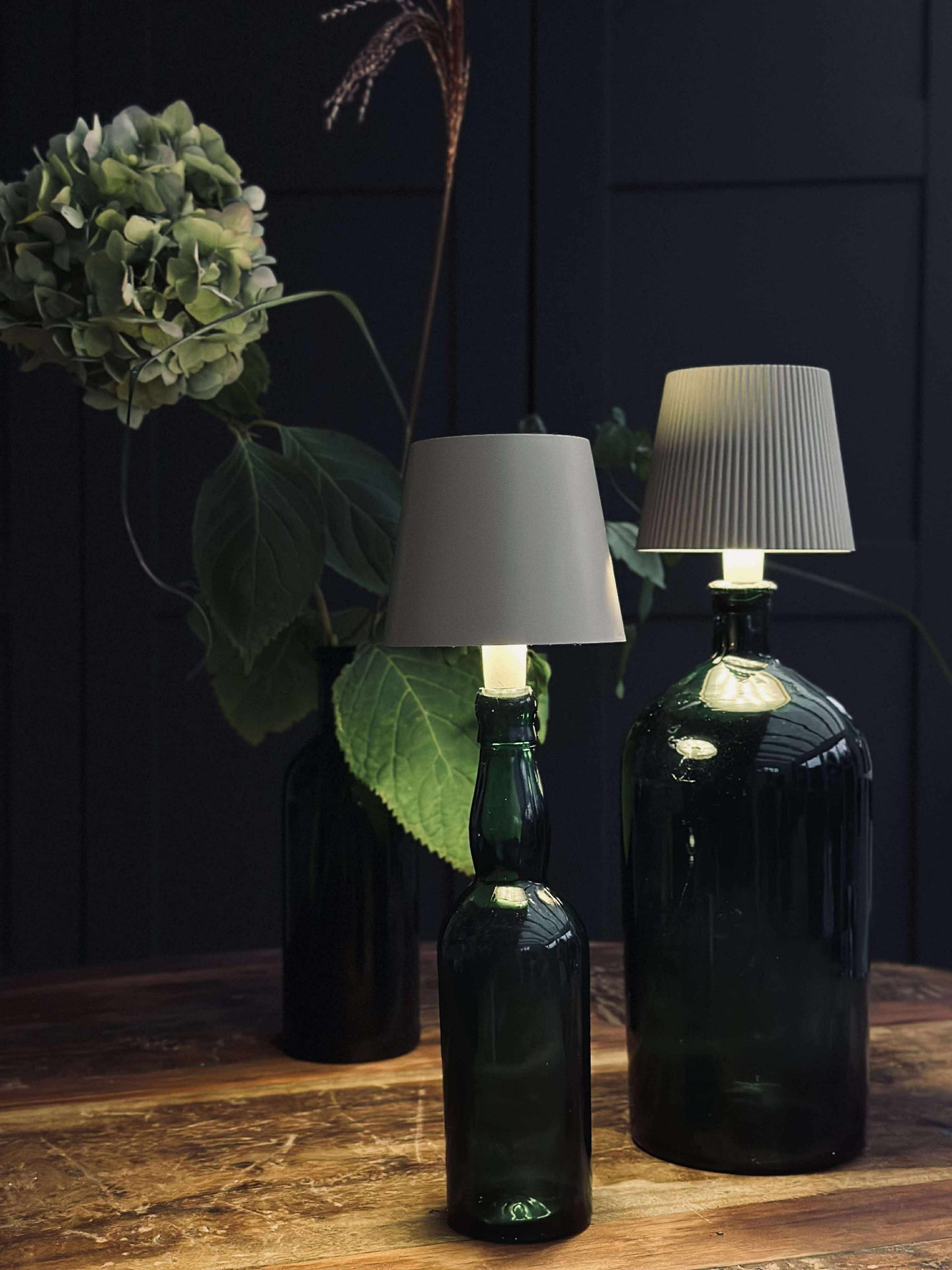 LED-Lampe für Weinflasche - Creme MIX