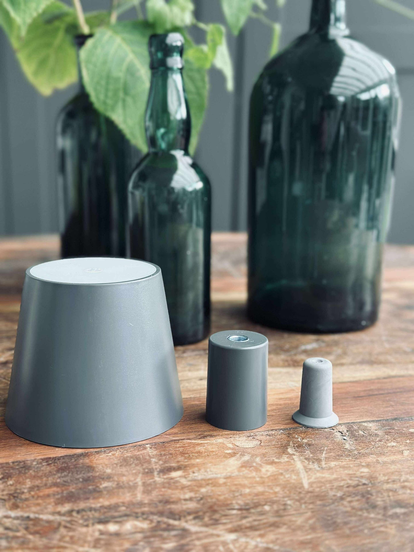 LED-Lampe für Weinflasche - Grau MIX