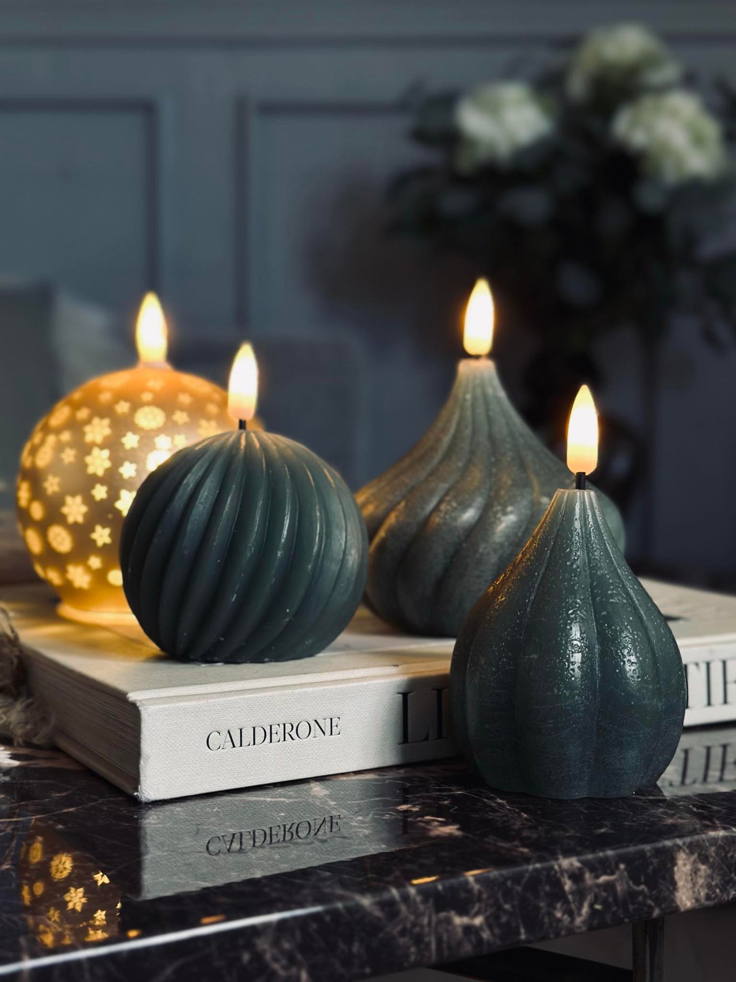 LED Onion Kerze - mehrere Farben