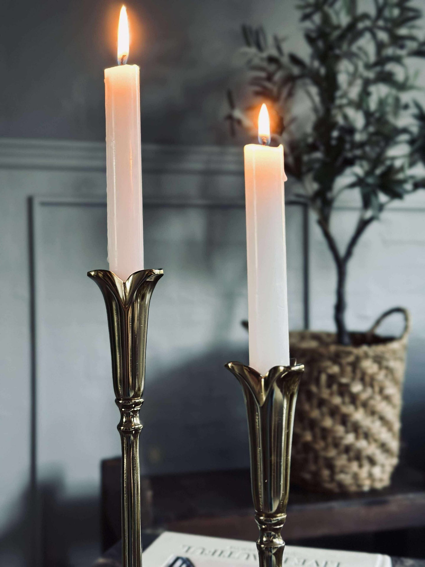 Kerzenhalter Calla Alu Gold