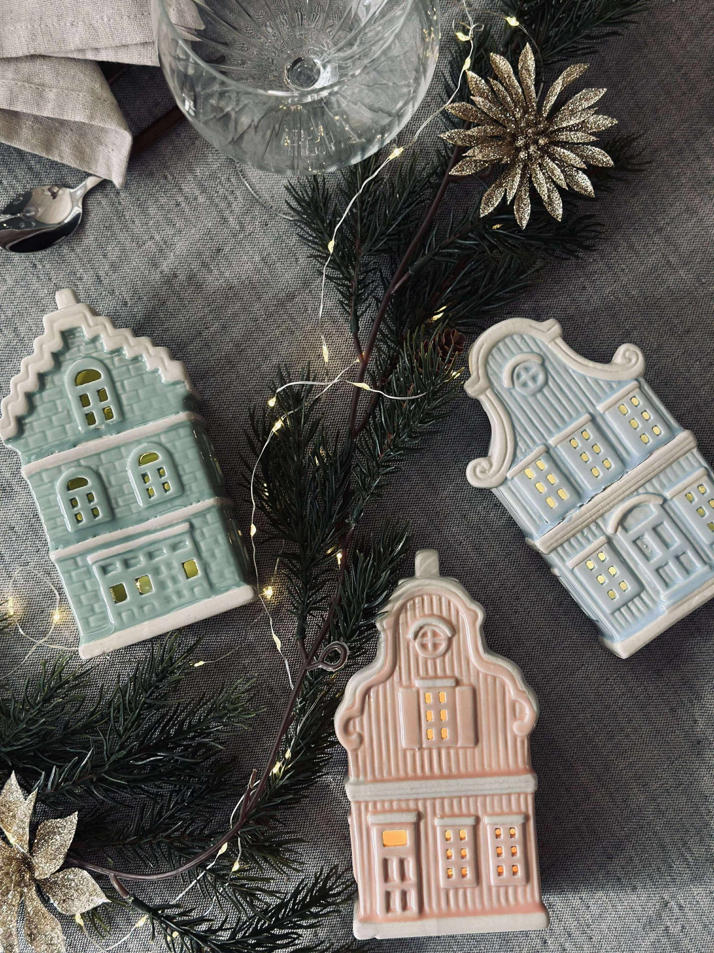 Lichthaus mit LED - Pastel Color MIX