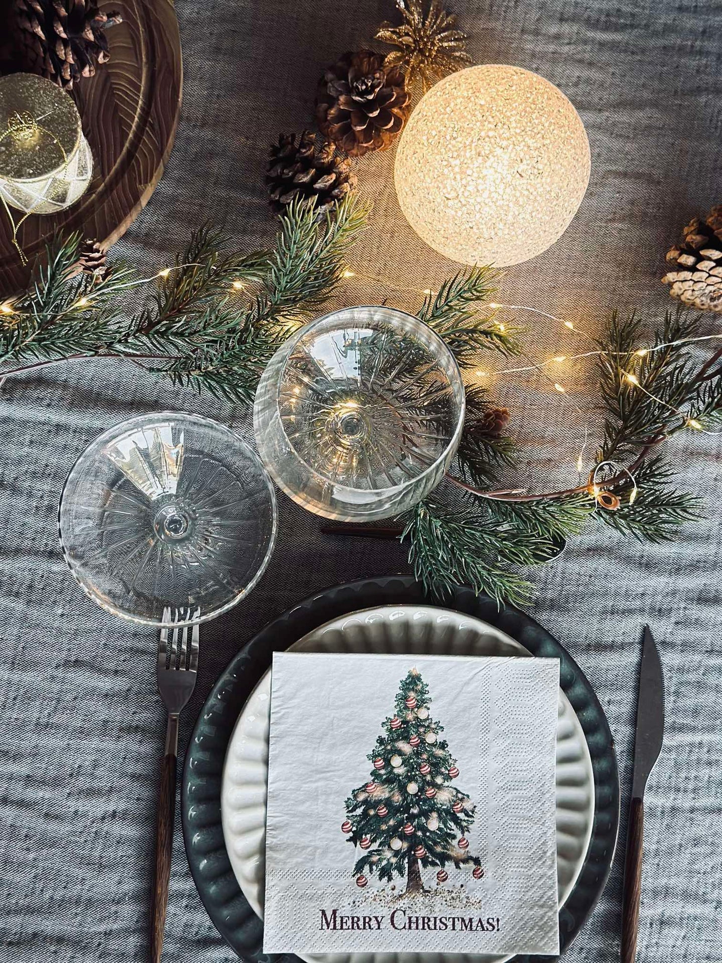 Servietten Weihnachtsbaum - 20 Stk.