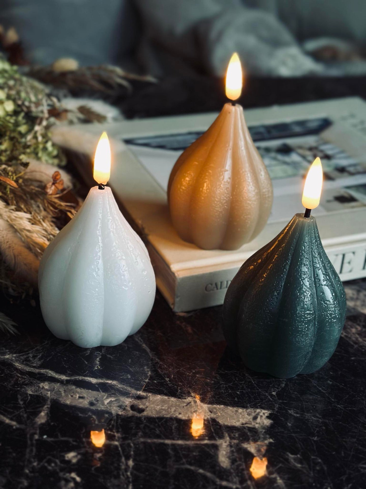 LED Onion Kerze - mehrere Farben
