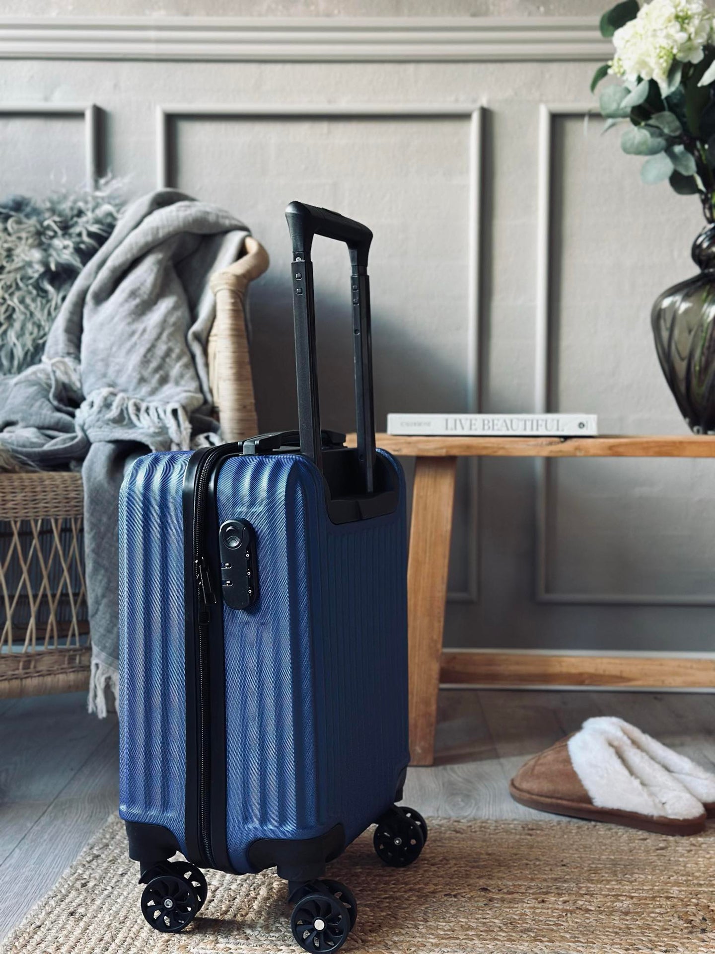 Trolley-Koffer - Blau