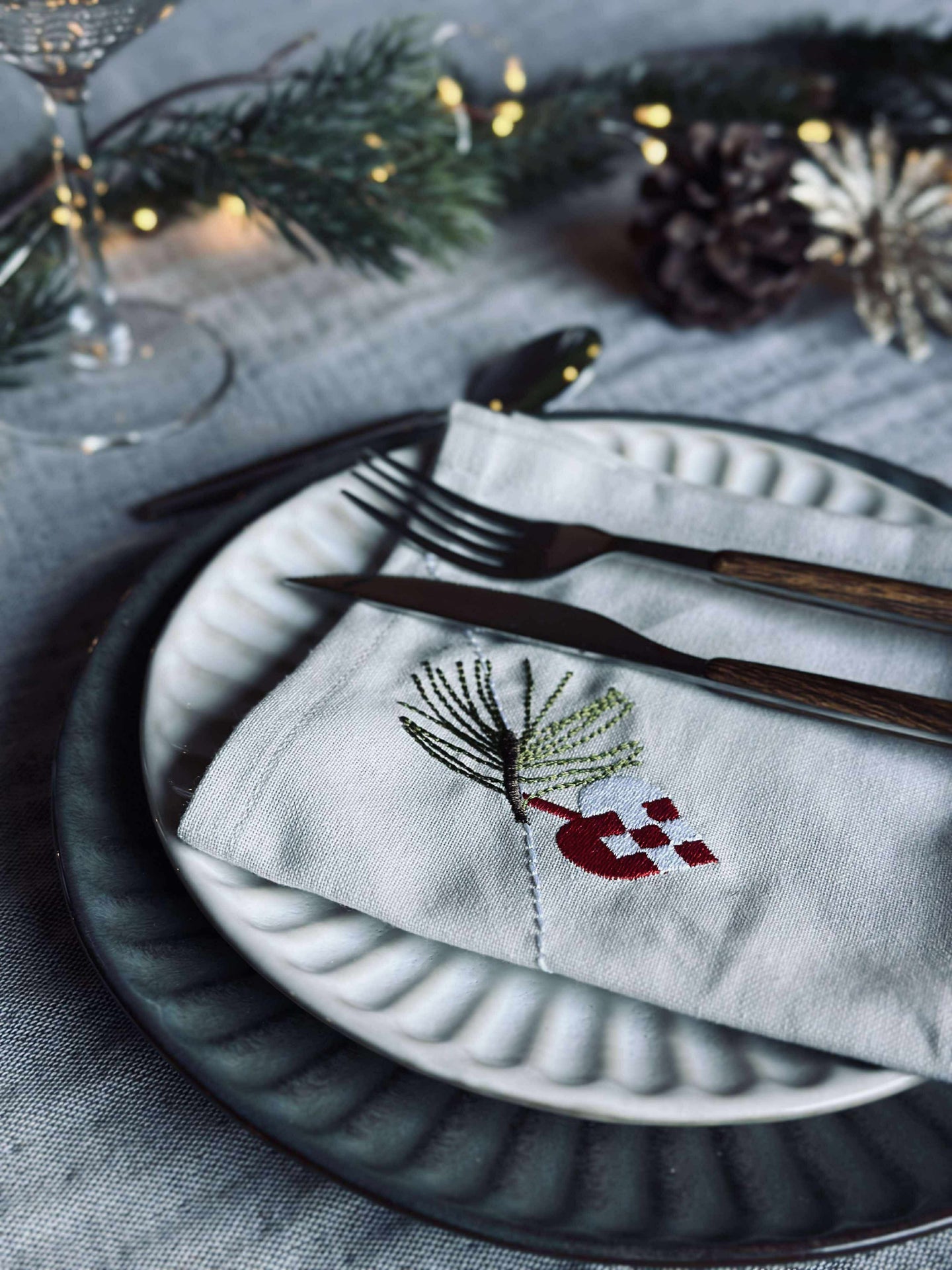 Mundserviette WEIHNACHTEN 30x30 - 1 Stk.