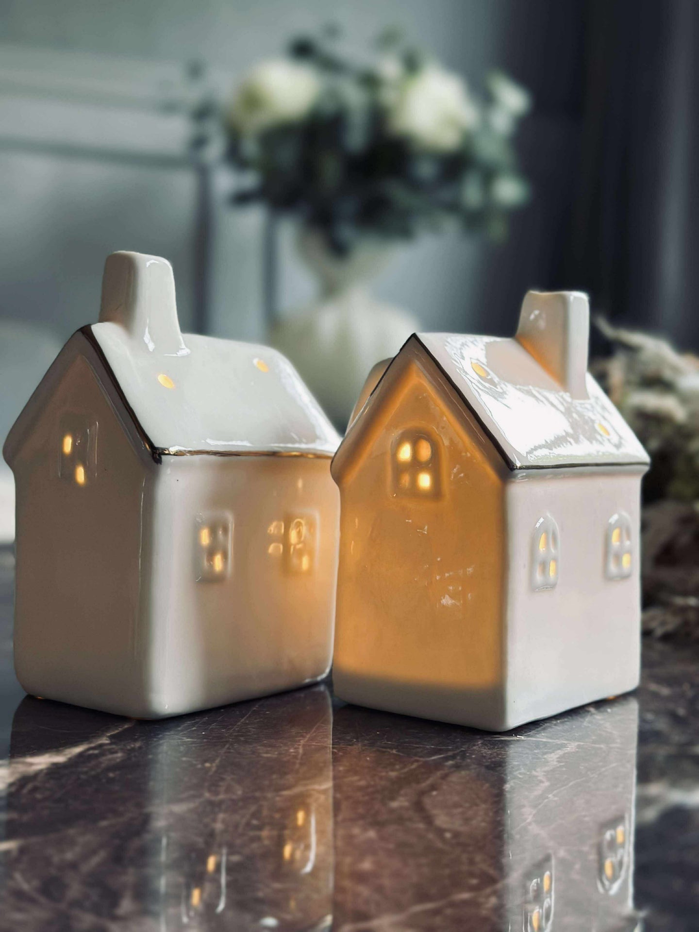 Lichthaus mit LED-Licht - WHITE MIX