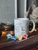 Weihnachtstasse zum Bemalen