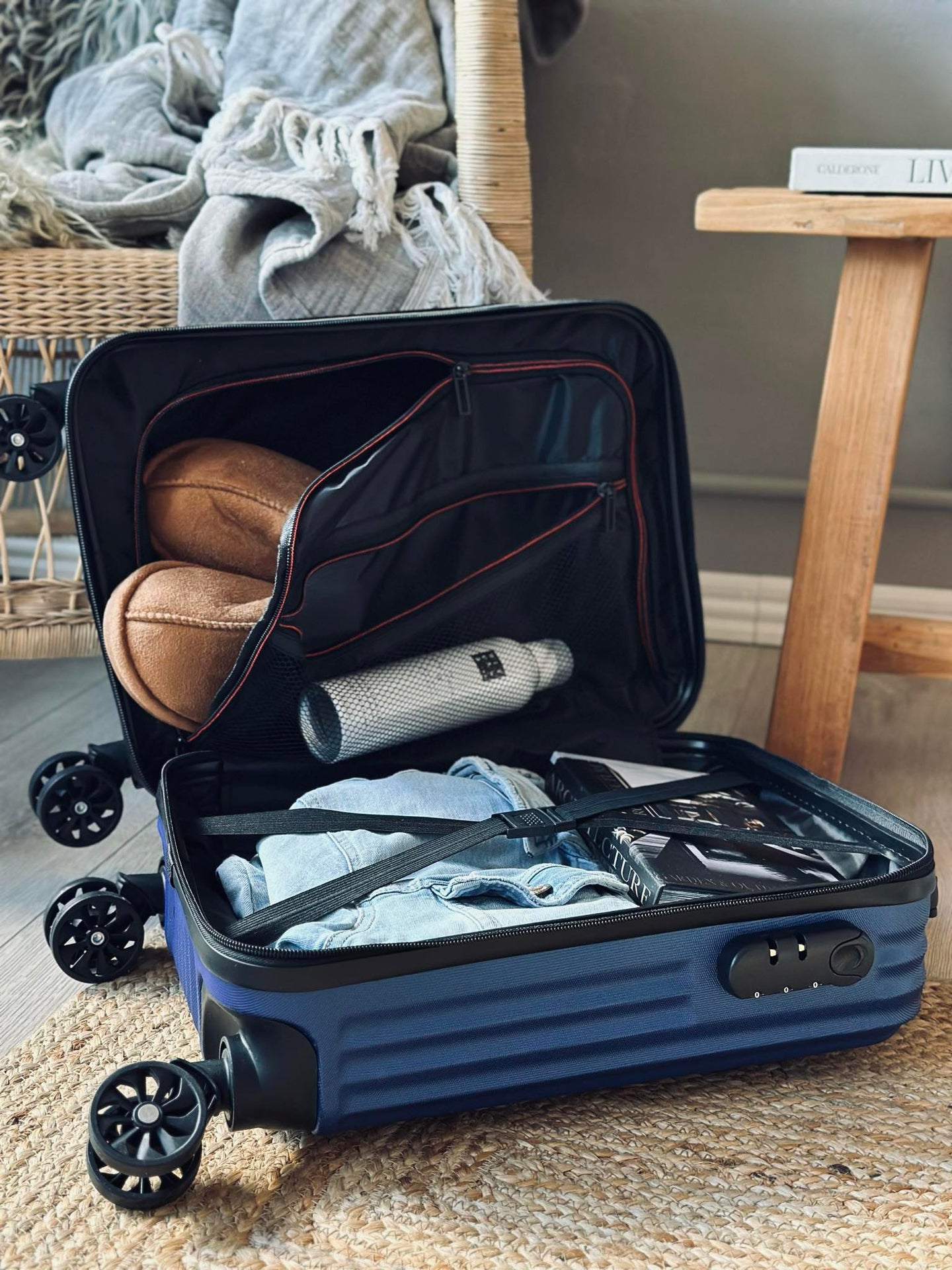 Trolley-Koffer - Blau