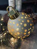 Weihnachtskugel mit LED-Licht - Gold