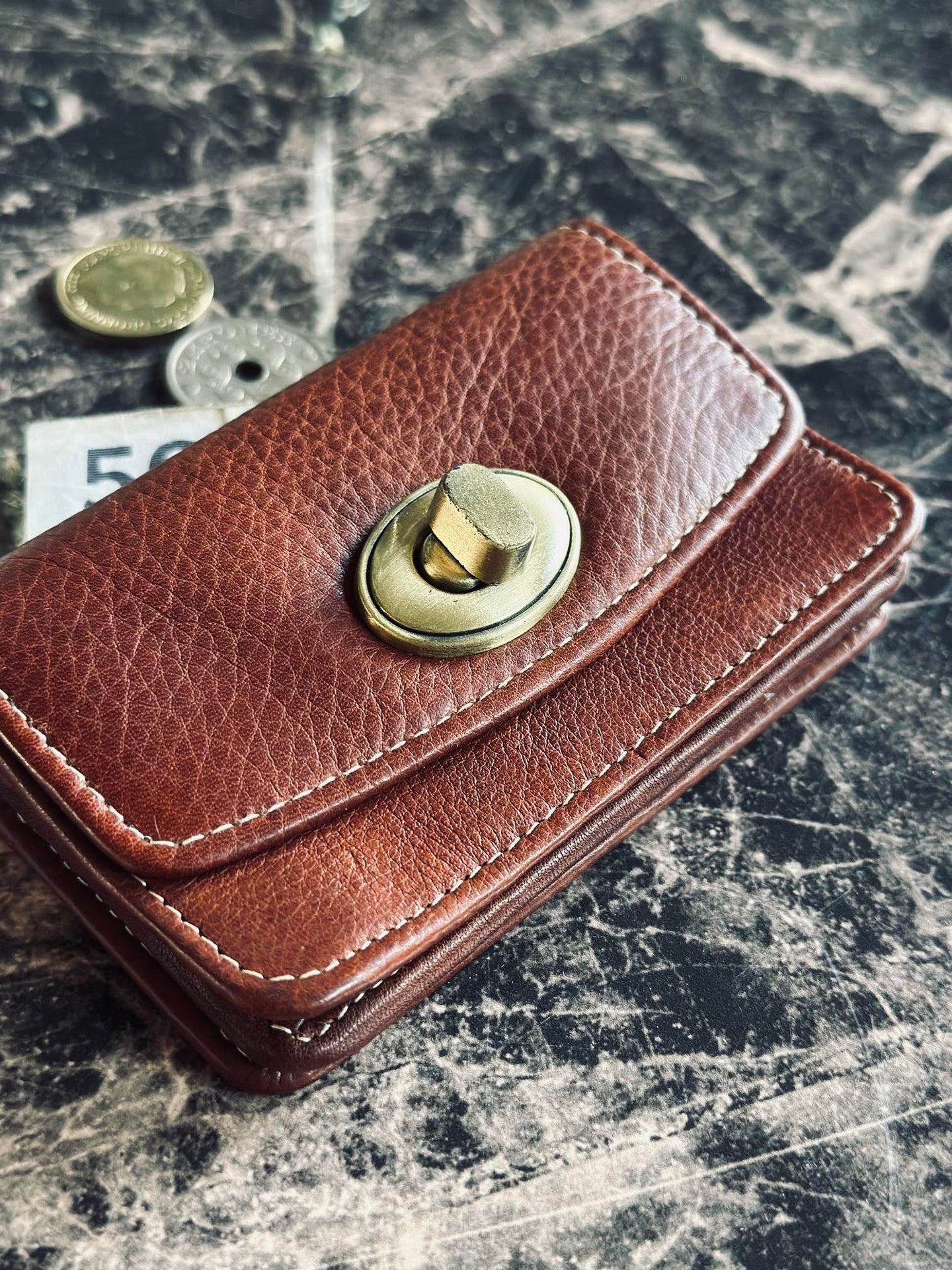 Geldbörse Moa Small Cognac