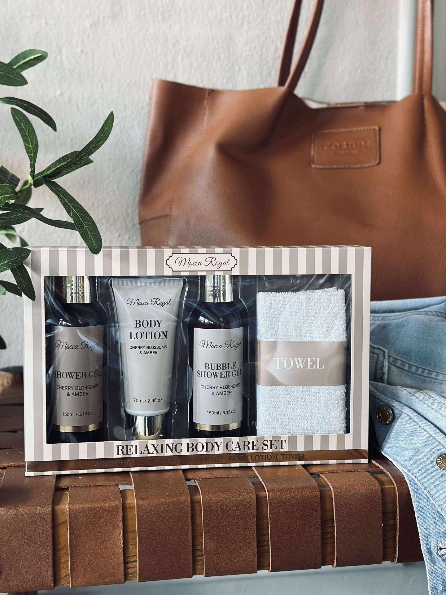 Geschenkset , Badset mit 5 Teilen - MIX
