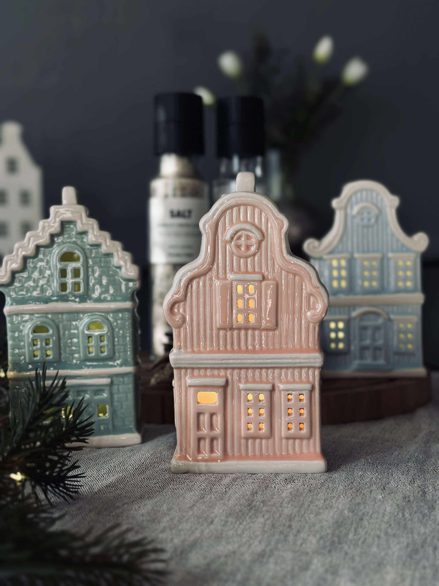 Lichthaus mit LED - Pastel Color MIX