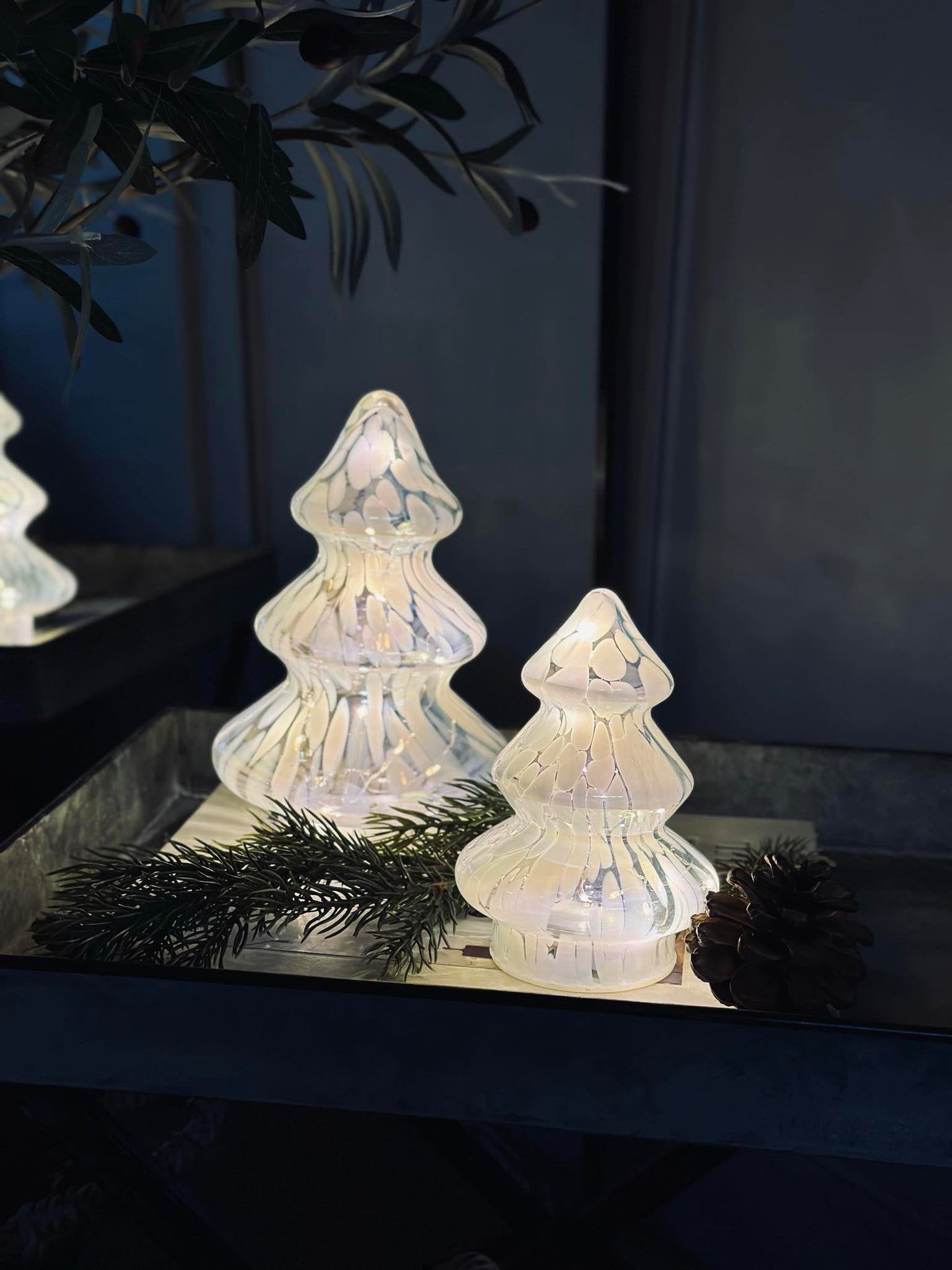 Weihnachtsbaum mit LED-Licht