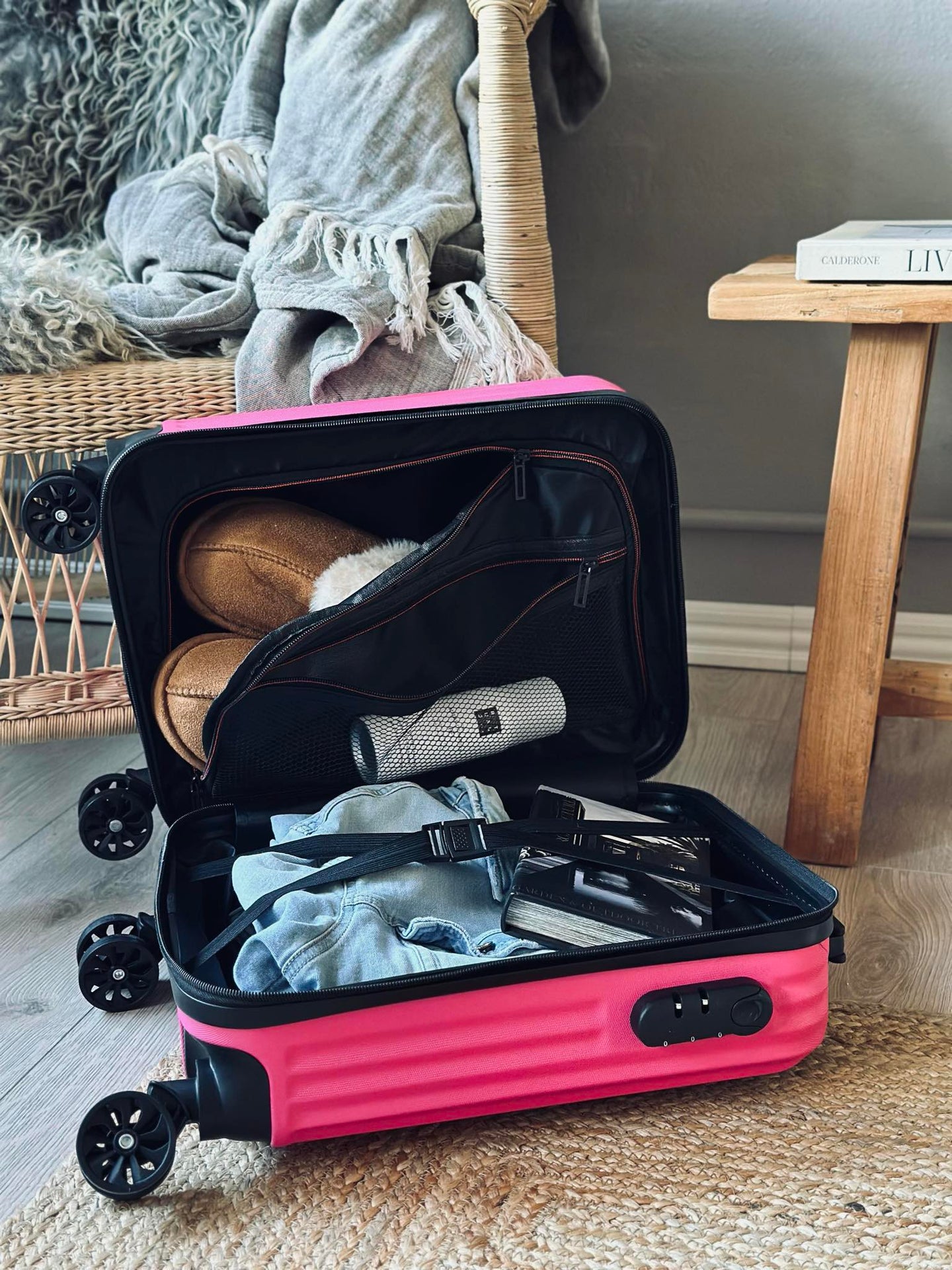 Trolley-Koffer - Magenta-Pink