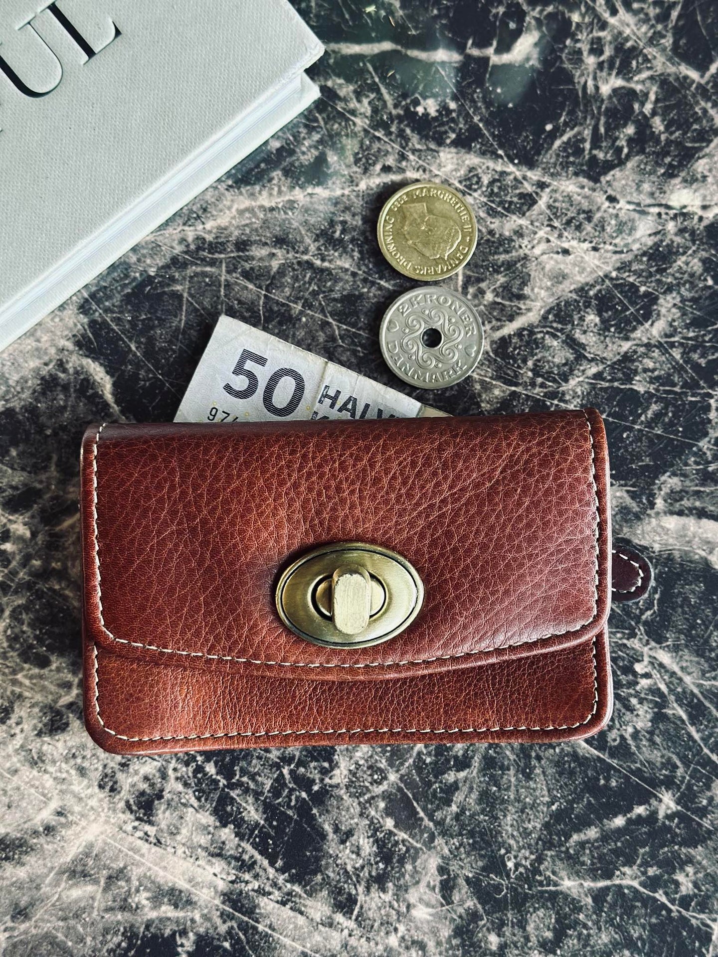 Geldbörse Moa Small Cognac