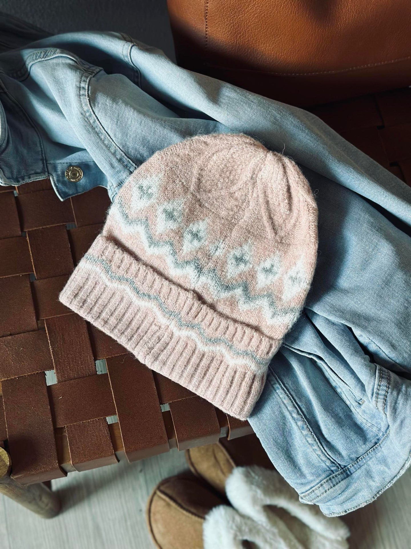 Mütze Rose