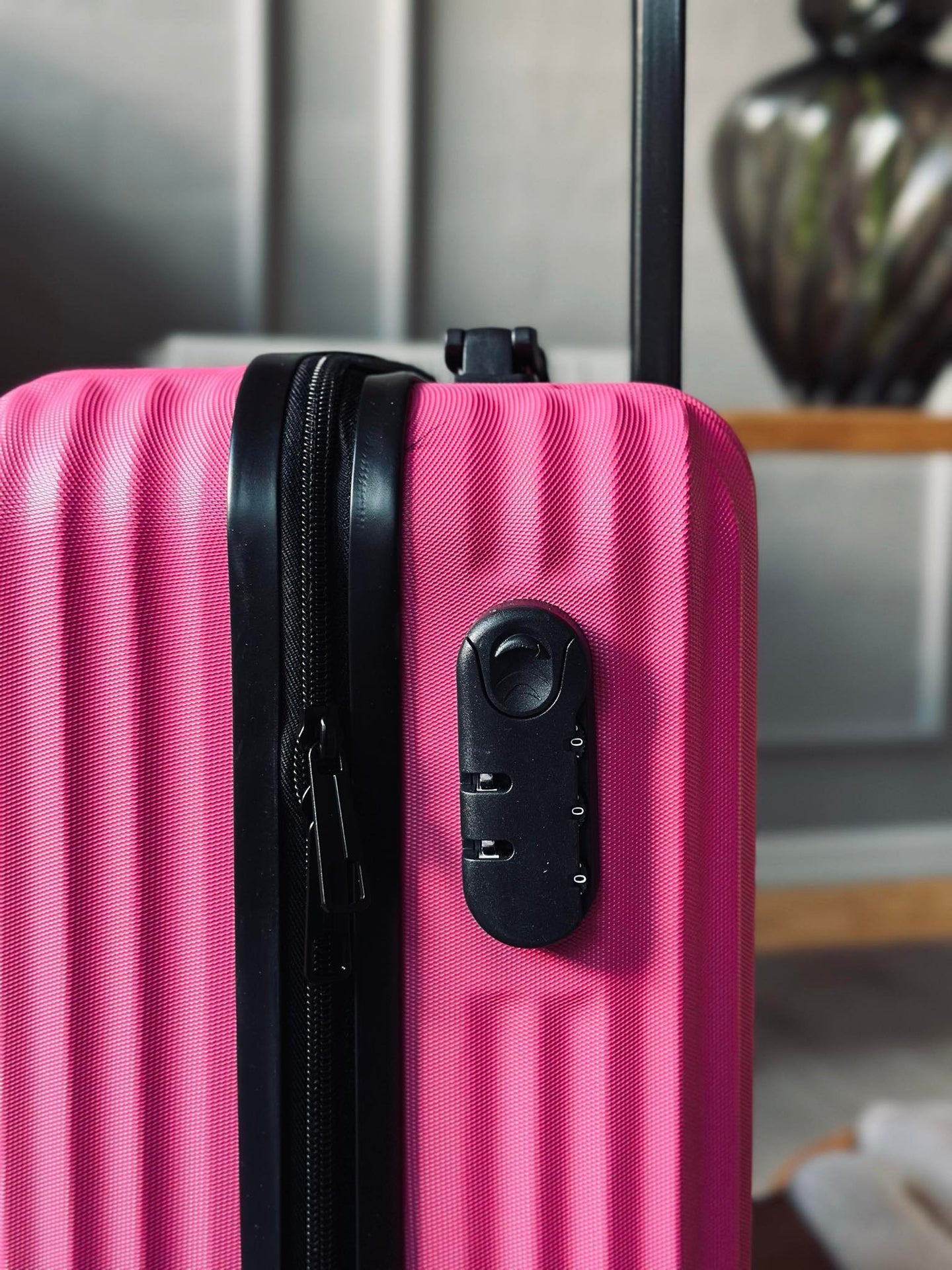 Trolley-Koffer - Magenta-Pink