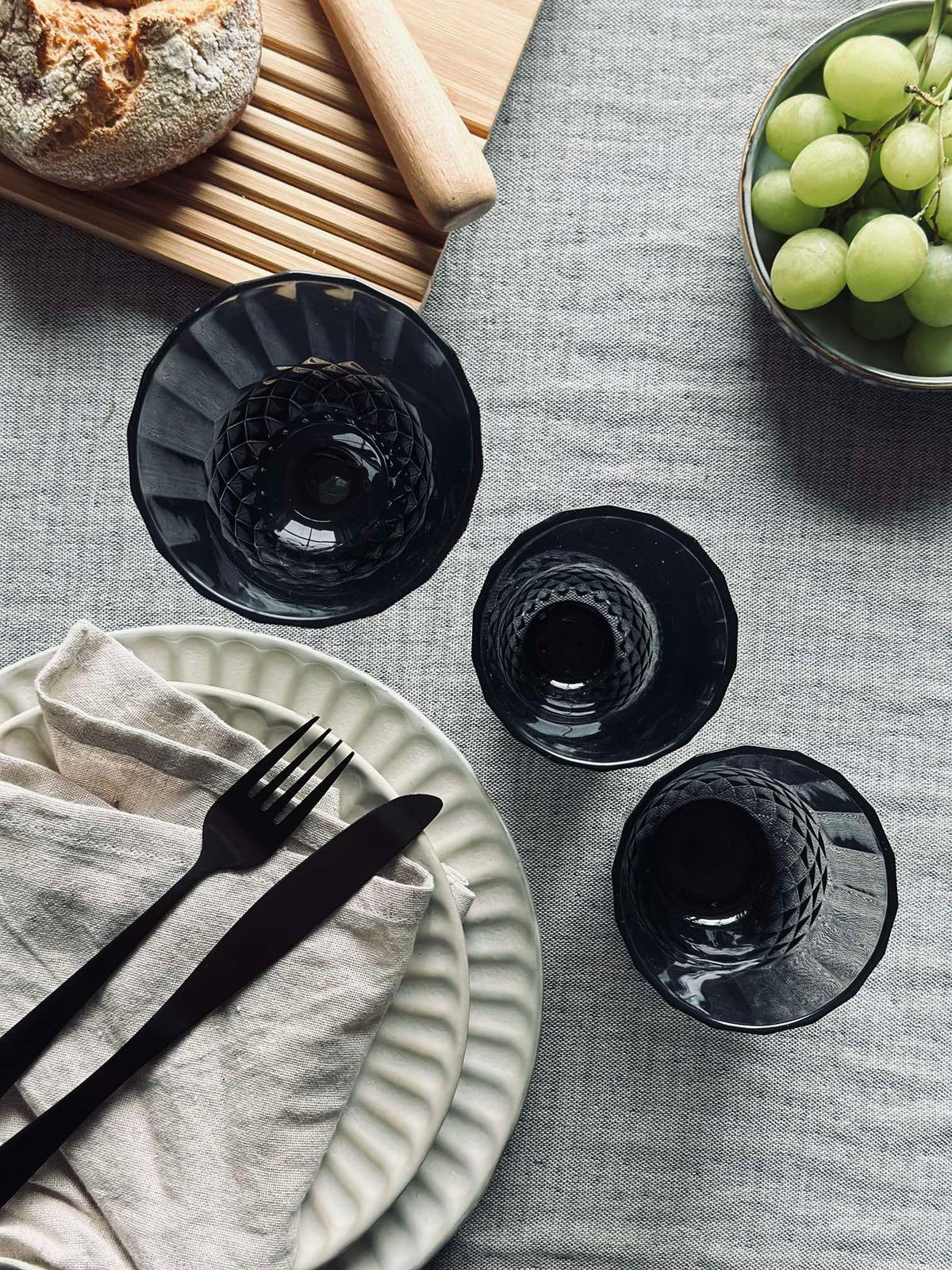 Weinglas Sanna grey