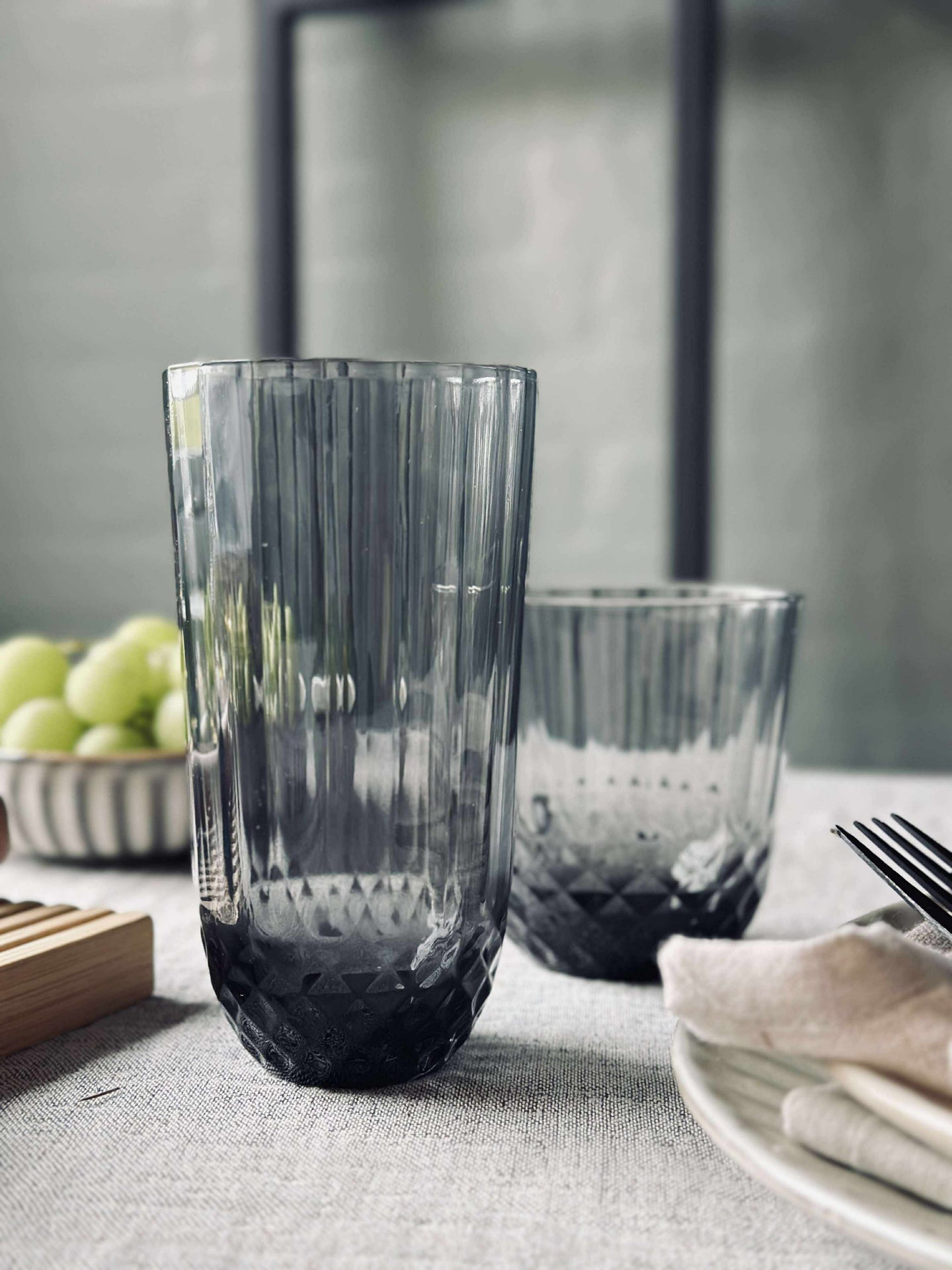 Wasserglas Sanna grey