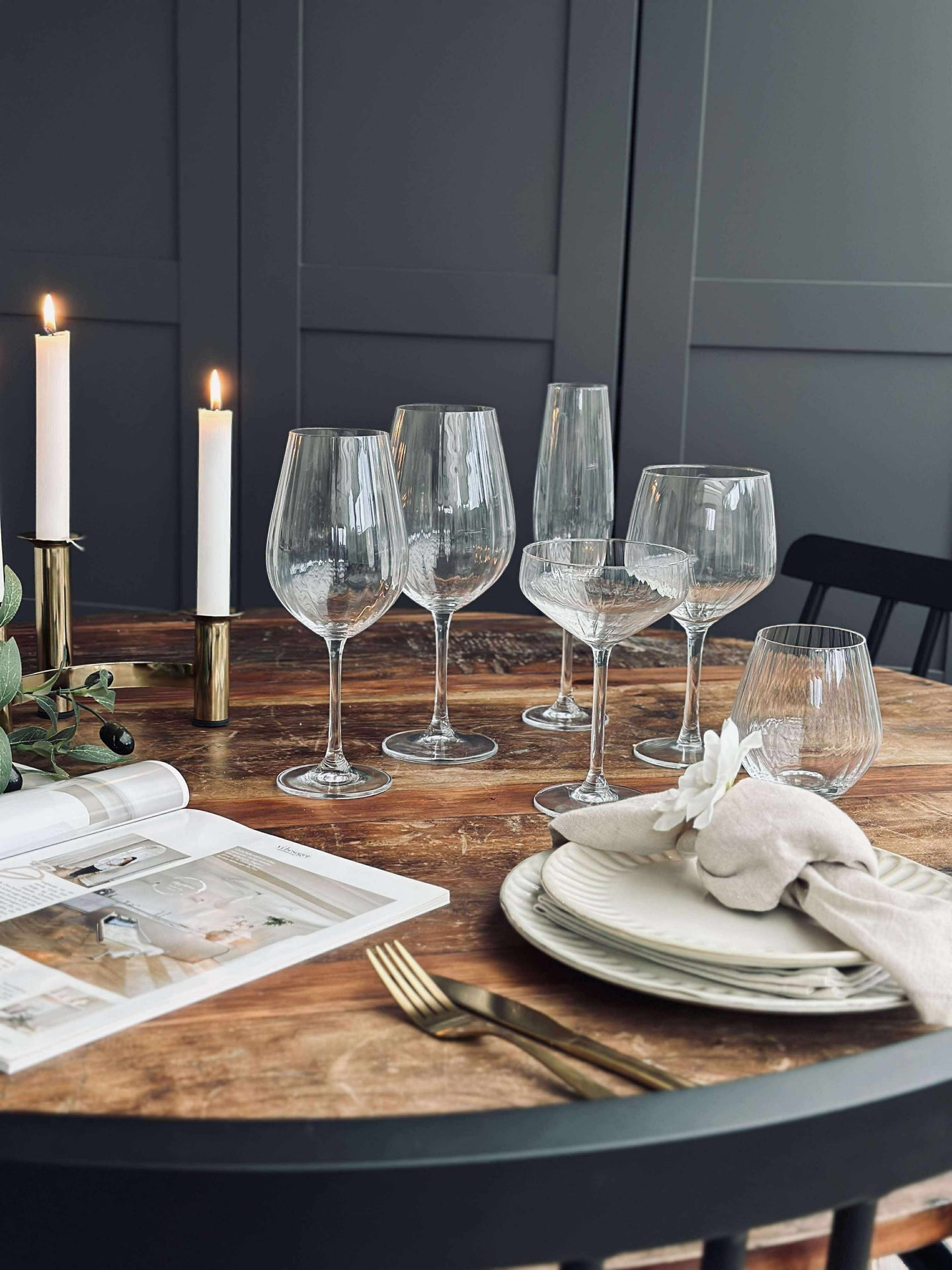 Champagnerglas CRYSTAL - Set mit 4 Stk.