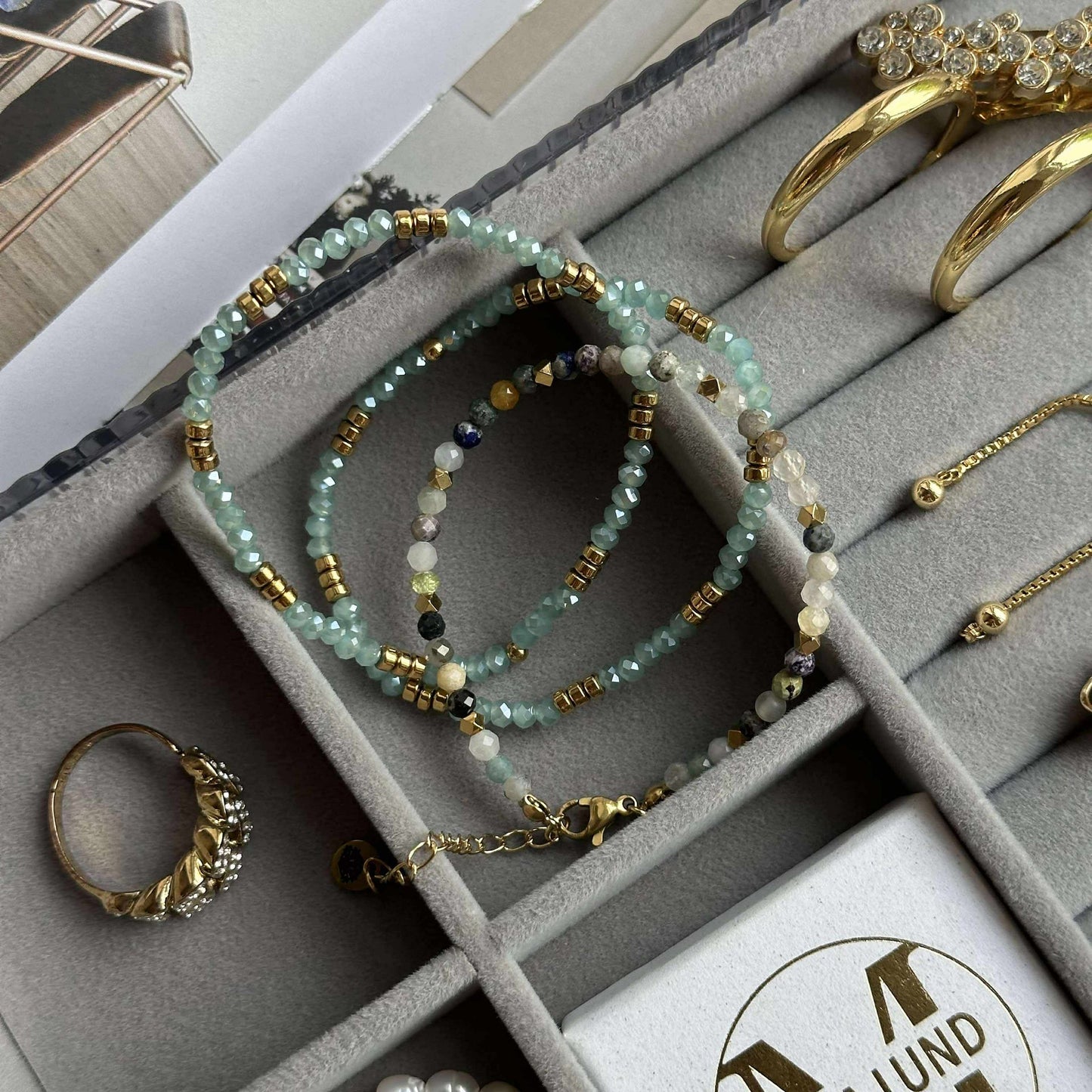 Armband Marika Aqua - Set mit 3 Stück