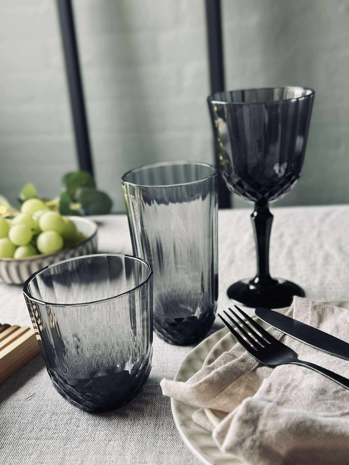 Weinglas Sanna grey