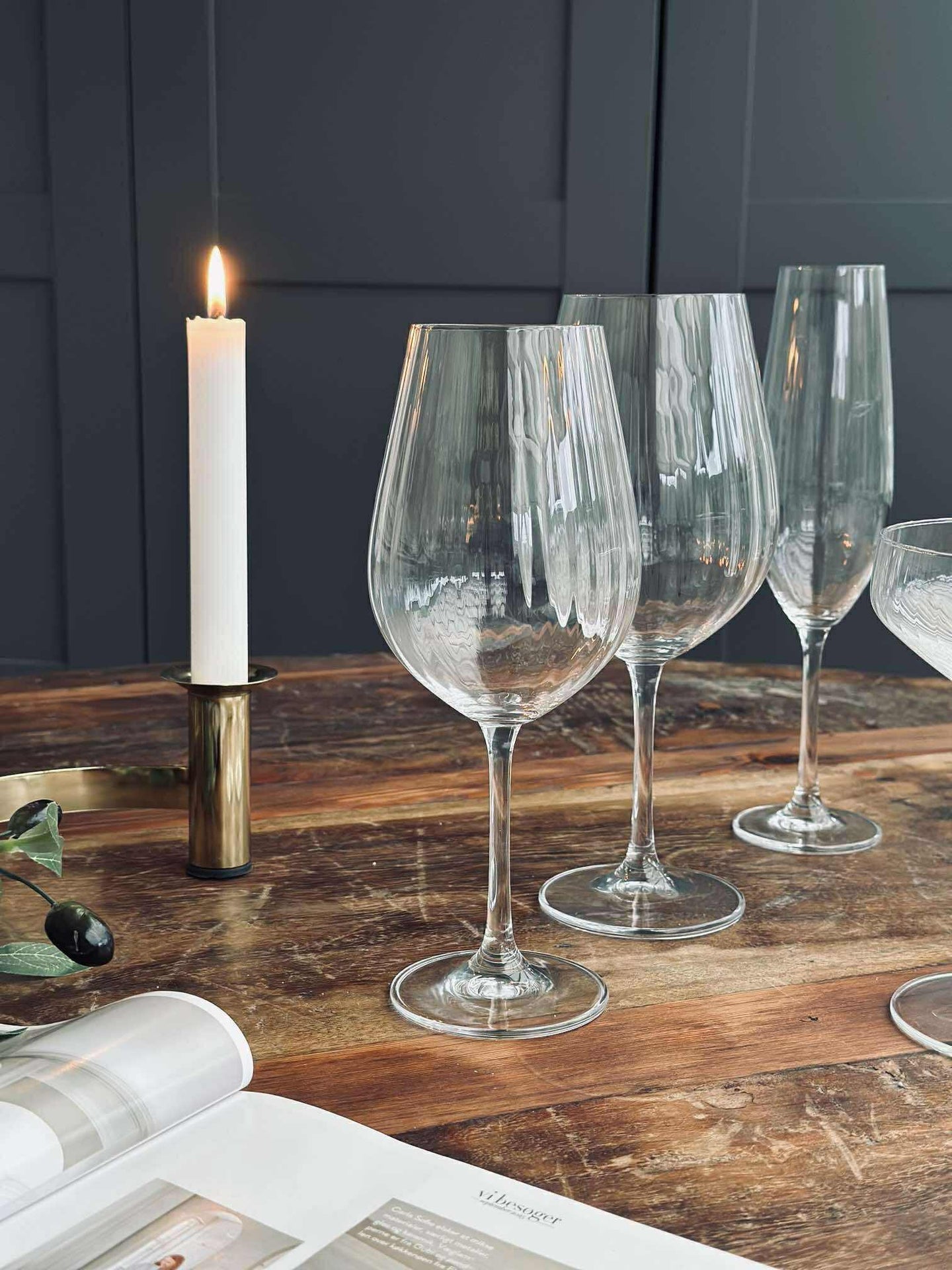Champagnerglas CRYSTAL - Set mit 4 Stk.