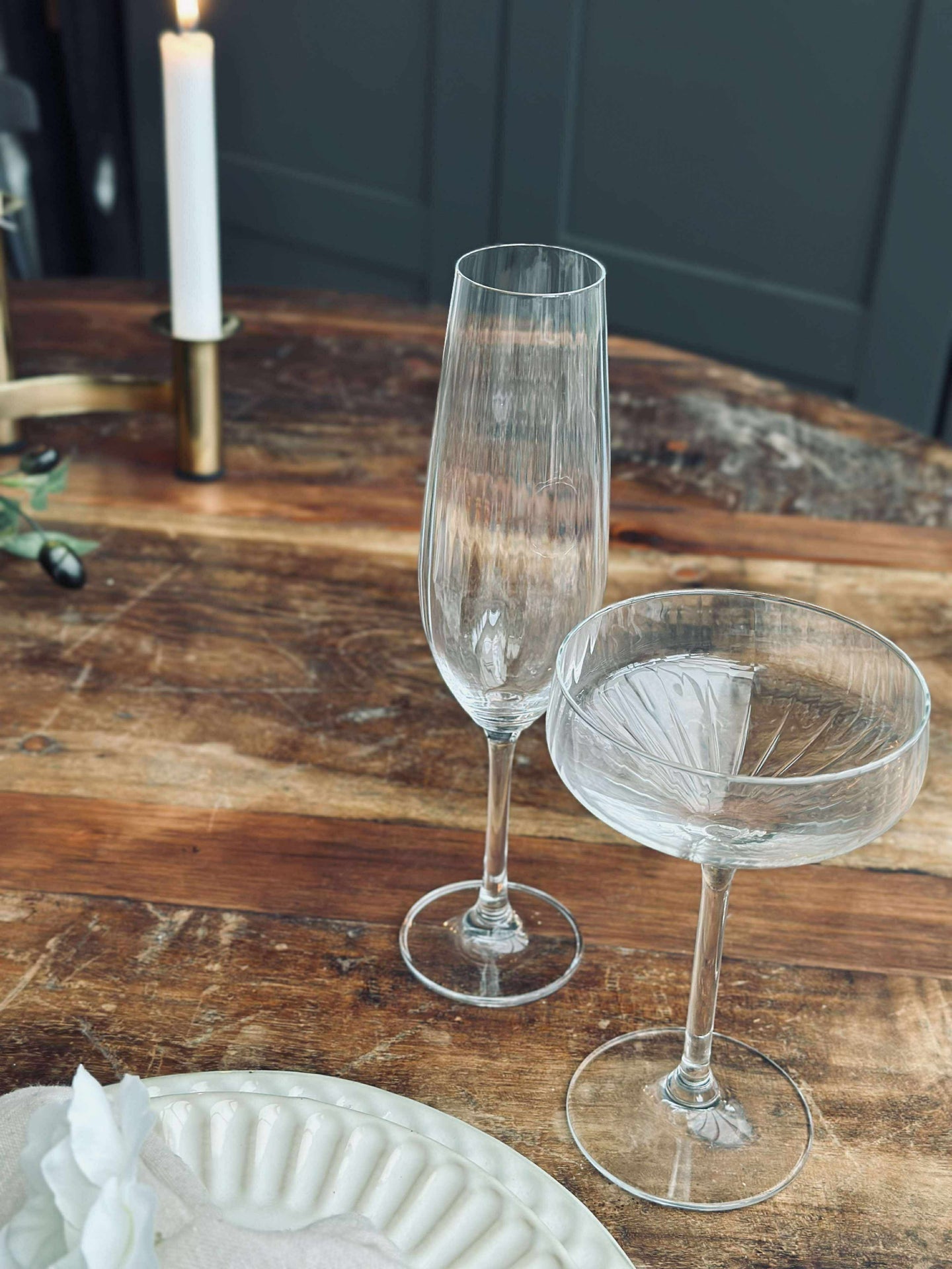 Champagnerglas CRYSTAL - Set mit 4 Stk.