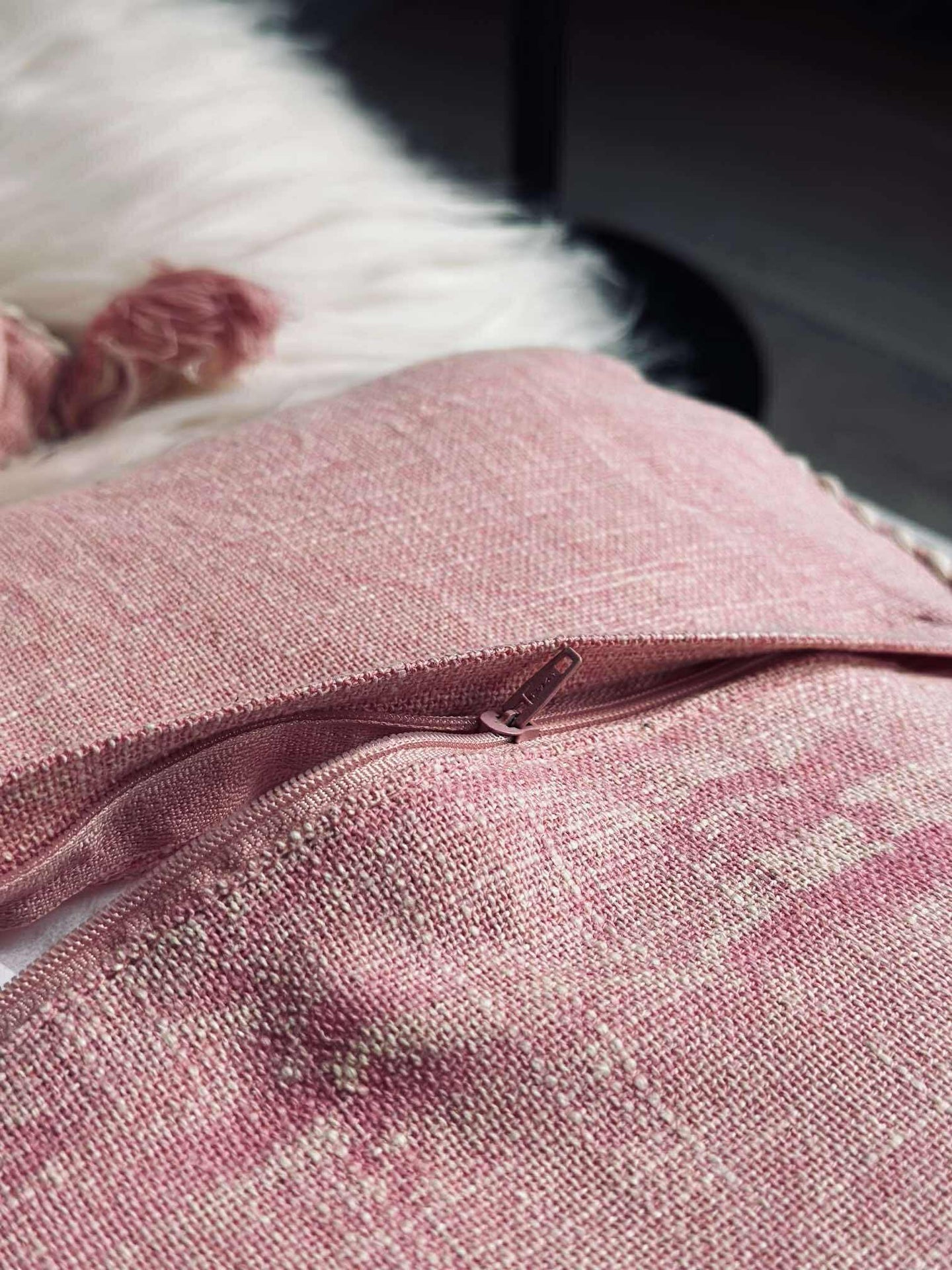 Kissen mit Füllung - Soft Pink Boheme - Set mit 2 Stück