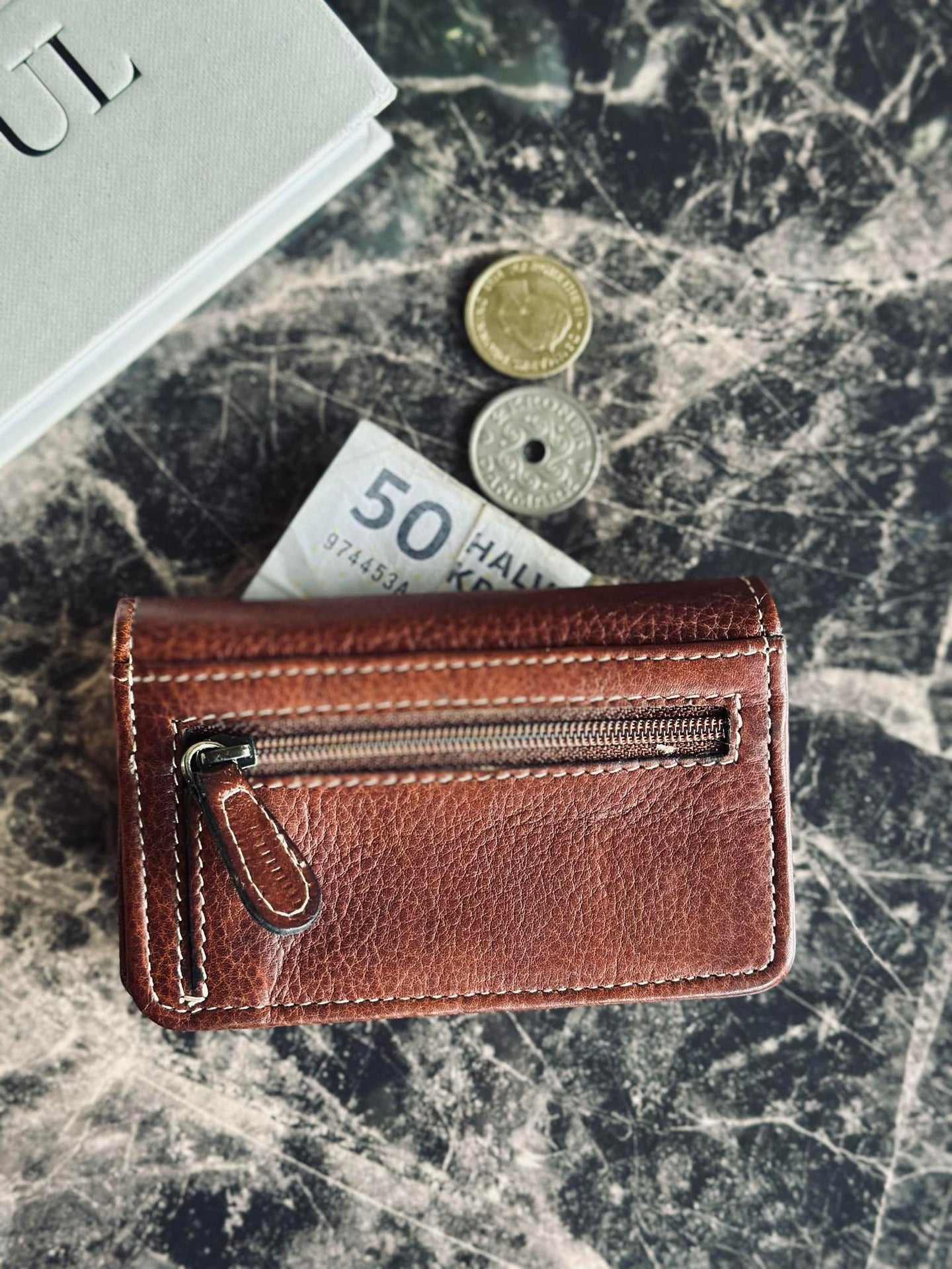 Geldbörse Moa Small Cognac