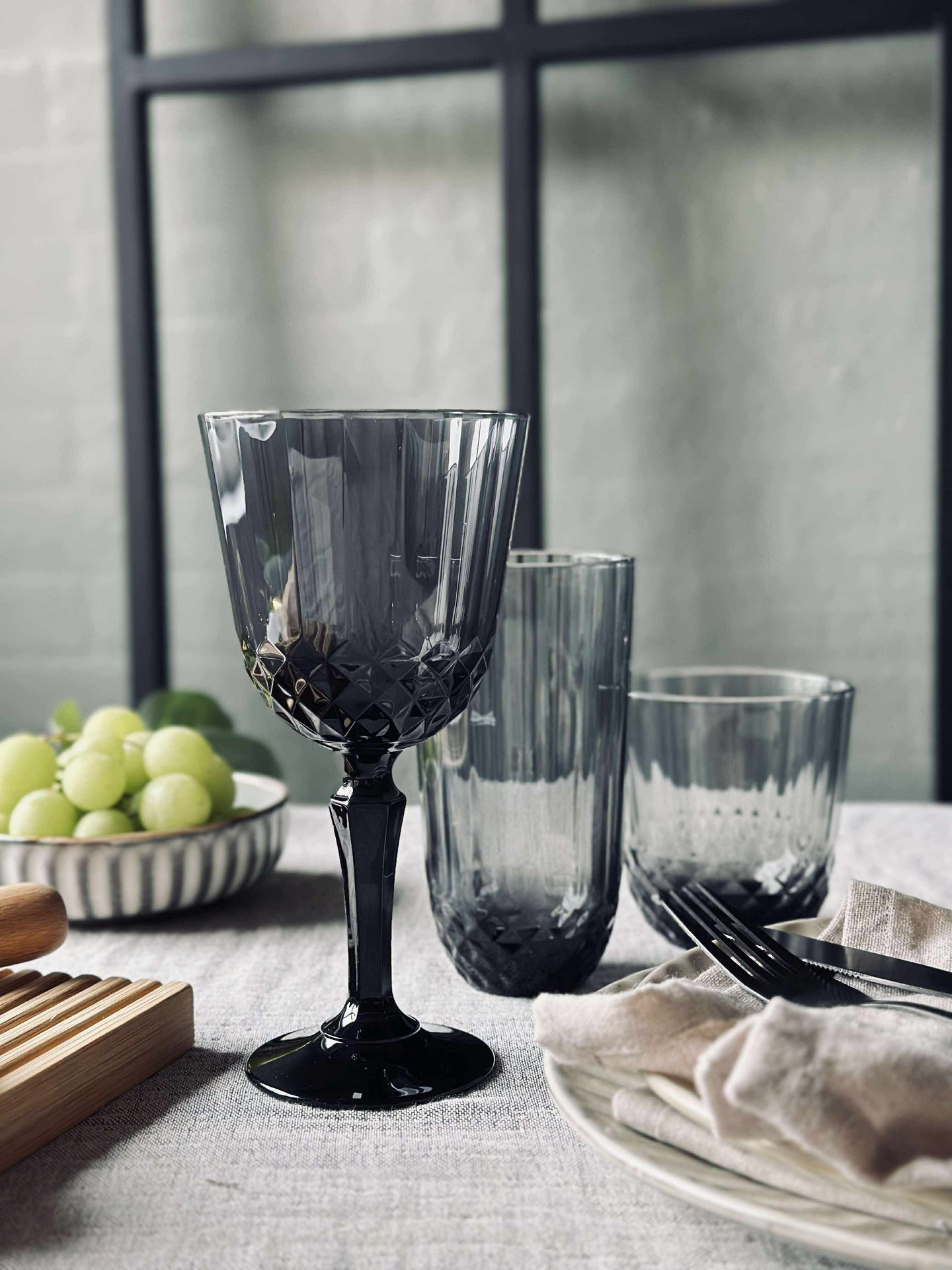 Weinglas Sanna grey