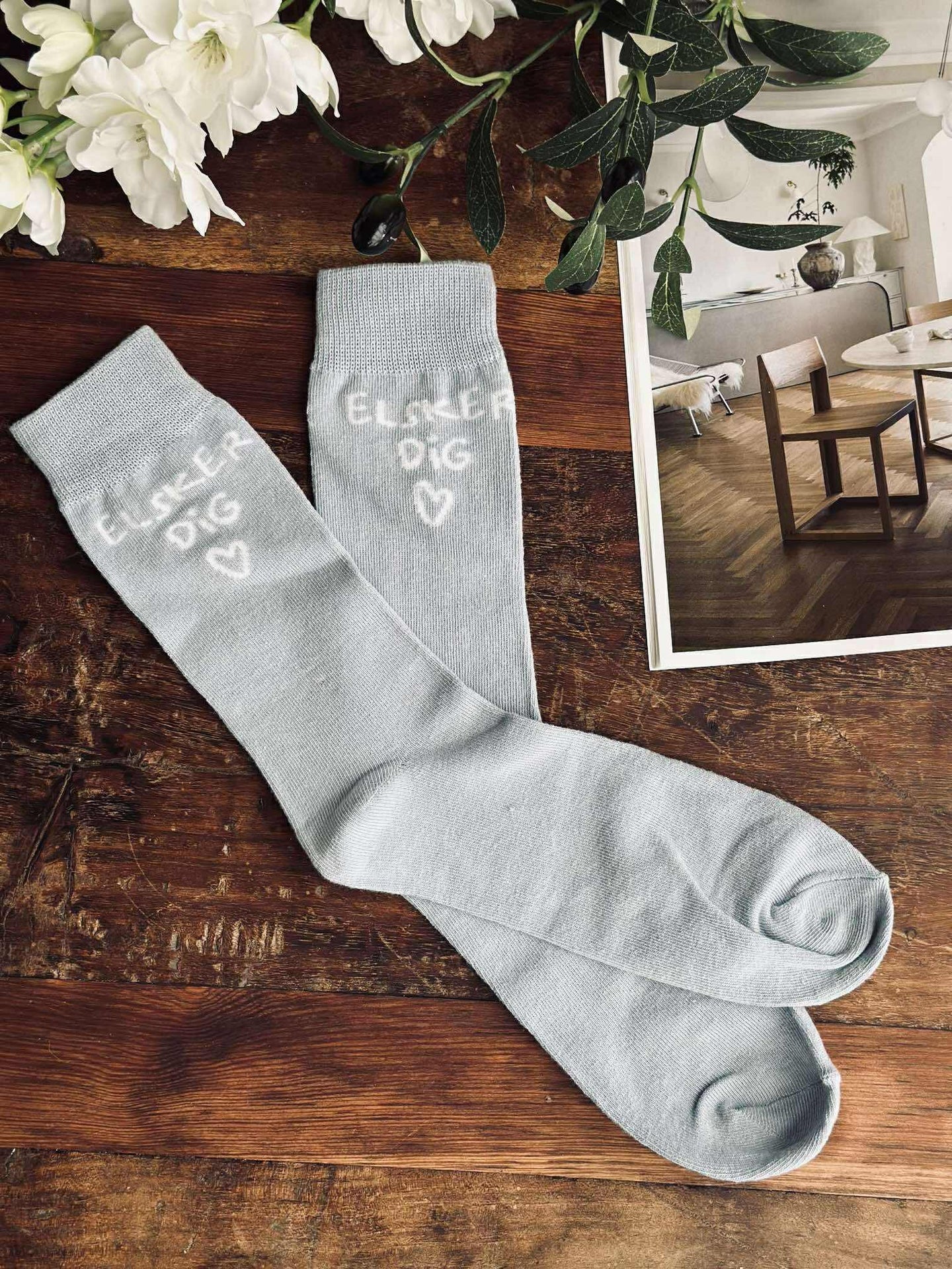 Blaue Socken - Gr. 42-46