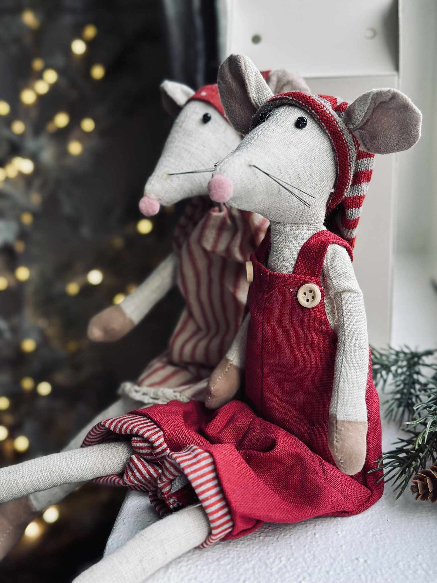 Weihnachtsmaus 47 cm