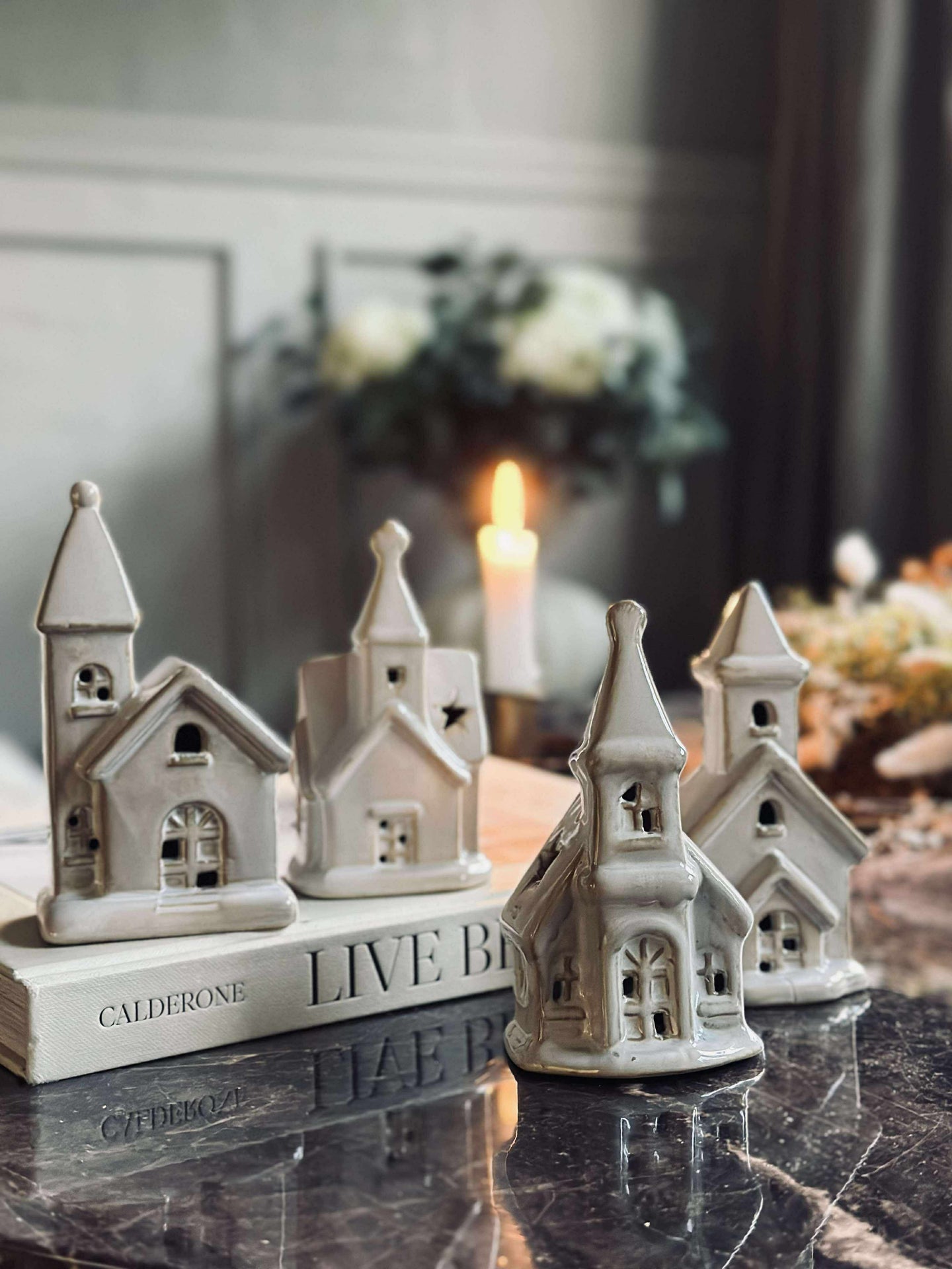 Lichthaus Kirche mit LED - WHITE MIX