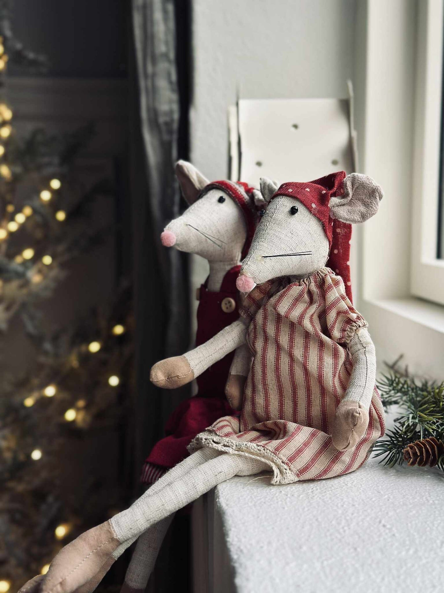 Weihnachtsmaus 47 cm